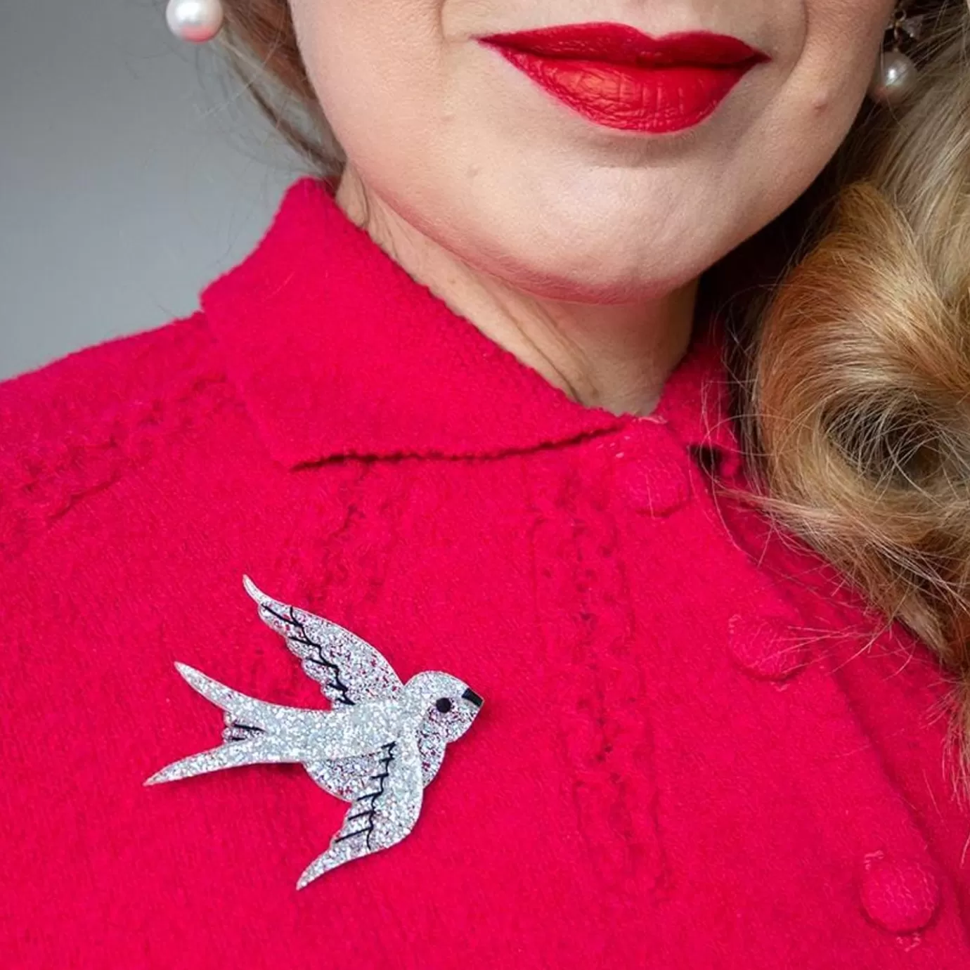 Erstwilder Bluebird Of Happiness Brooch* Brooches