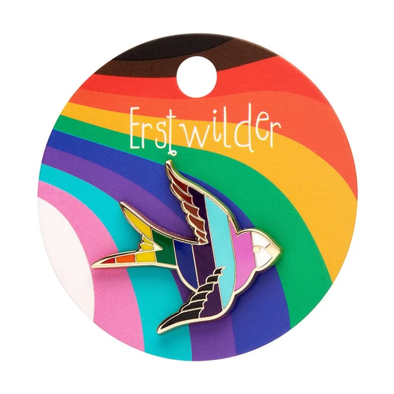 Erstwilder Bluebird Of Happiness For All Enamel Pin* Enamel Pins