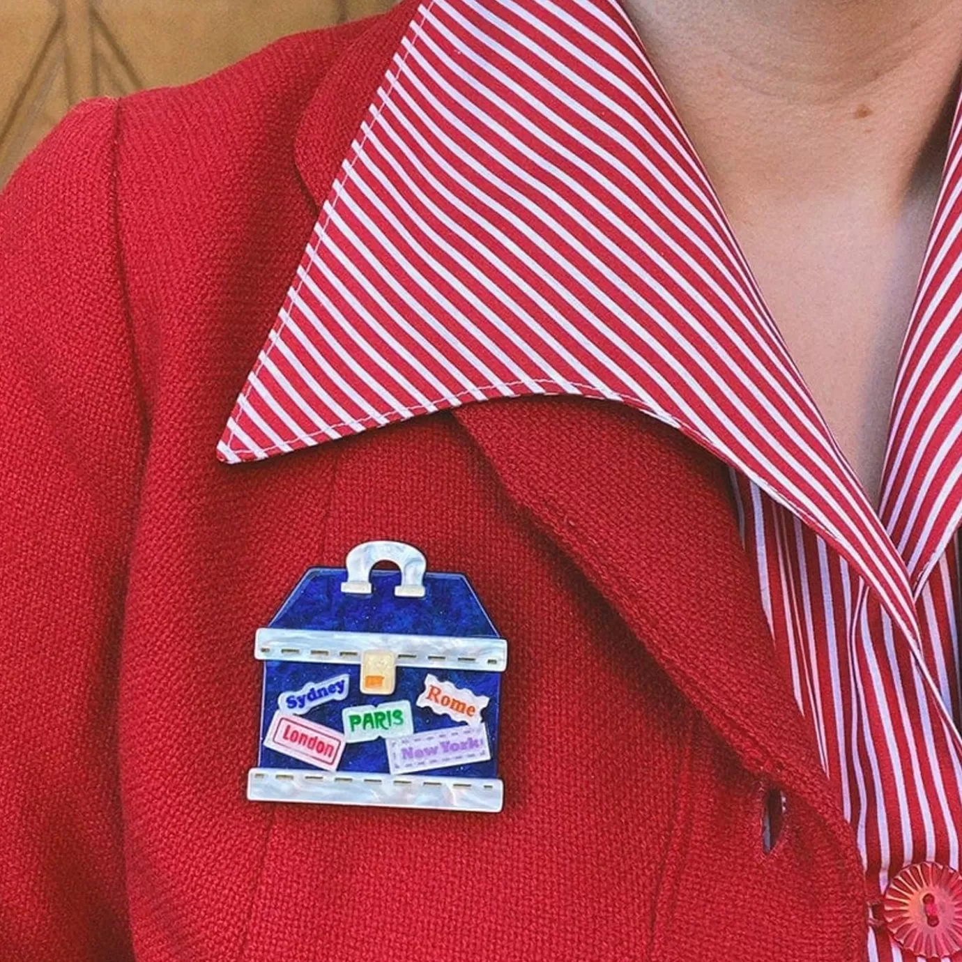 Erstwilder Bon Voyage Brooch* Brooches