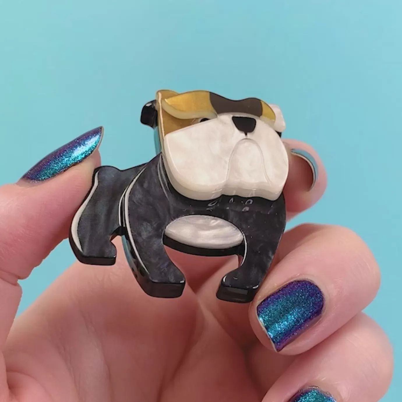 Erstwilder Boof Bulldog Mini Brooch* Brooches