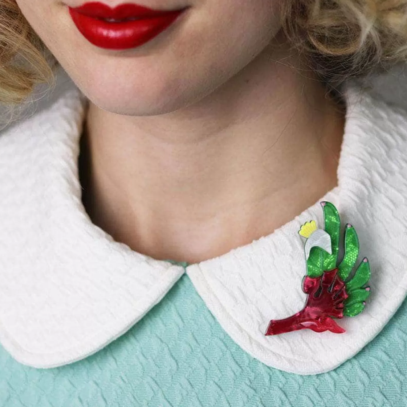 Erstwilder Bouncing Botannical Flower Brooch* Brooches