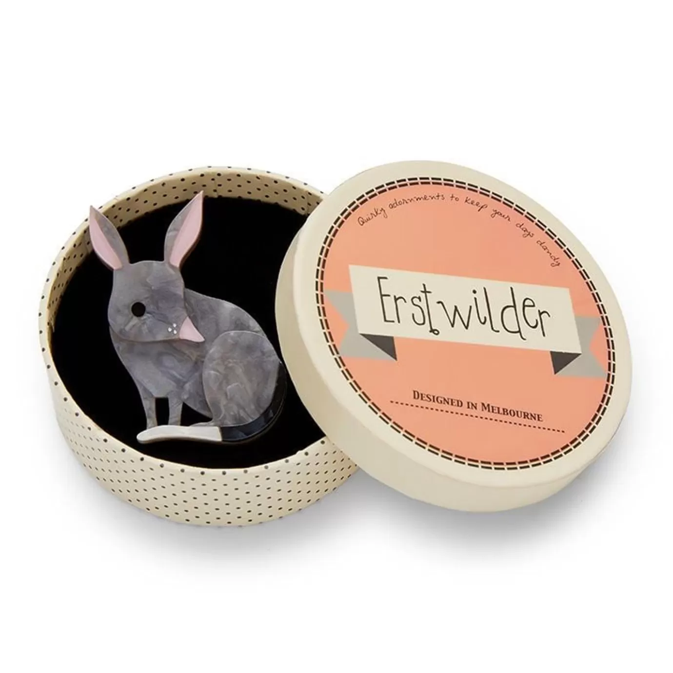 Erstwilder Bouncy Burrow Dweller Bilby Brooch* Brooches