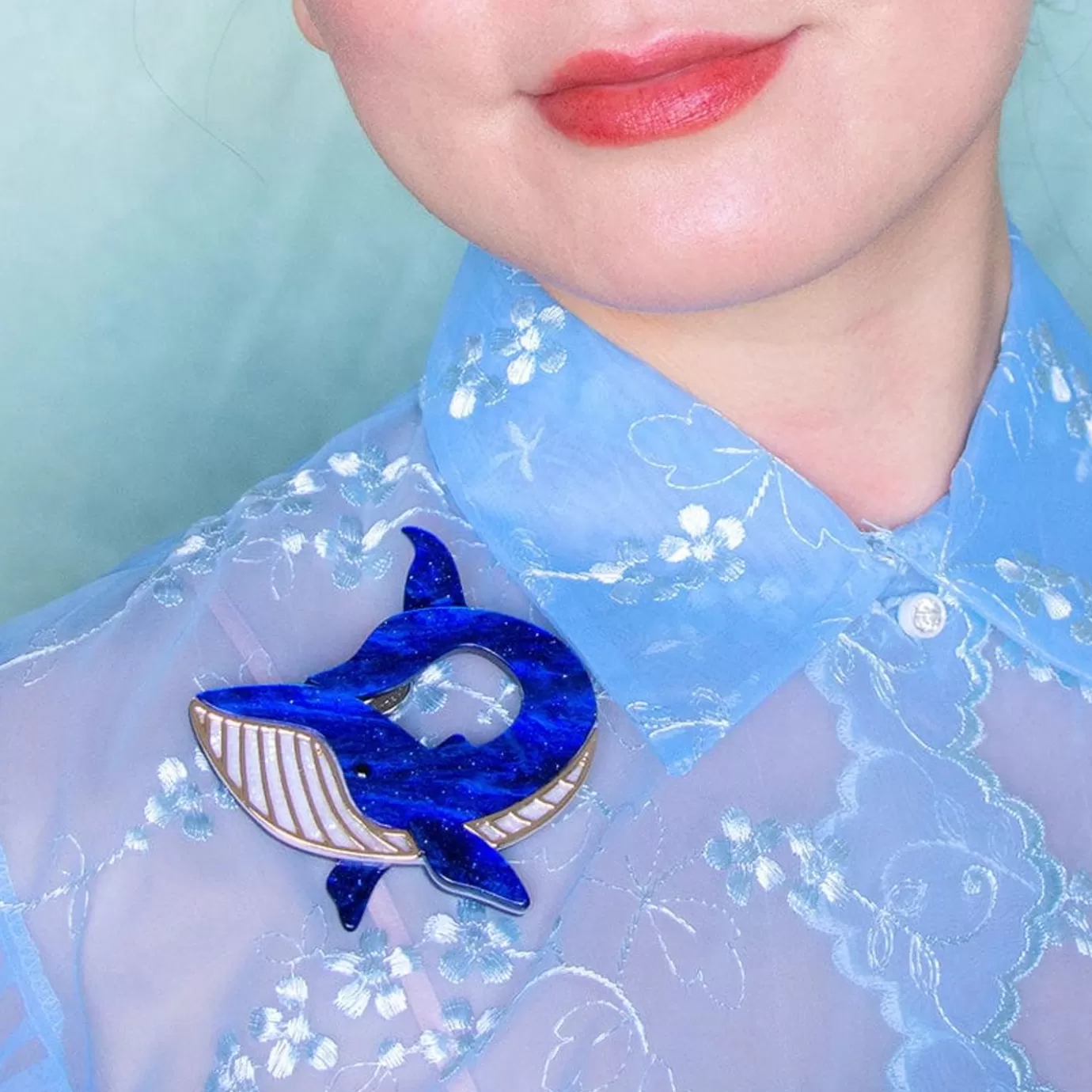 Erstwilder Boundless Sea Brooch* Brooches