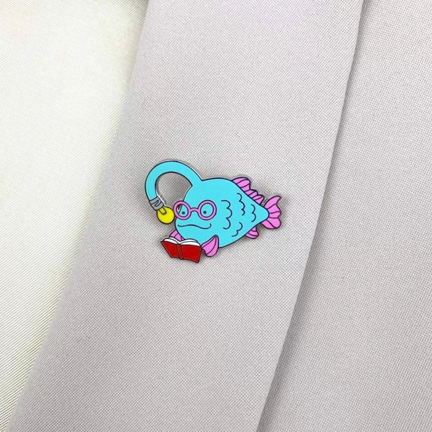 Erstwilder Bright-Eyed Bibliophile Enamel Pin* Enamel Pins