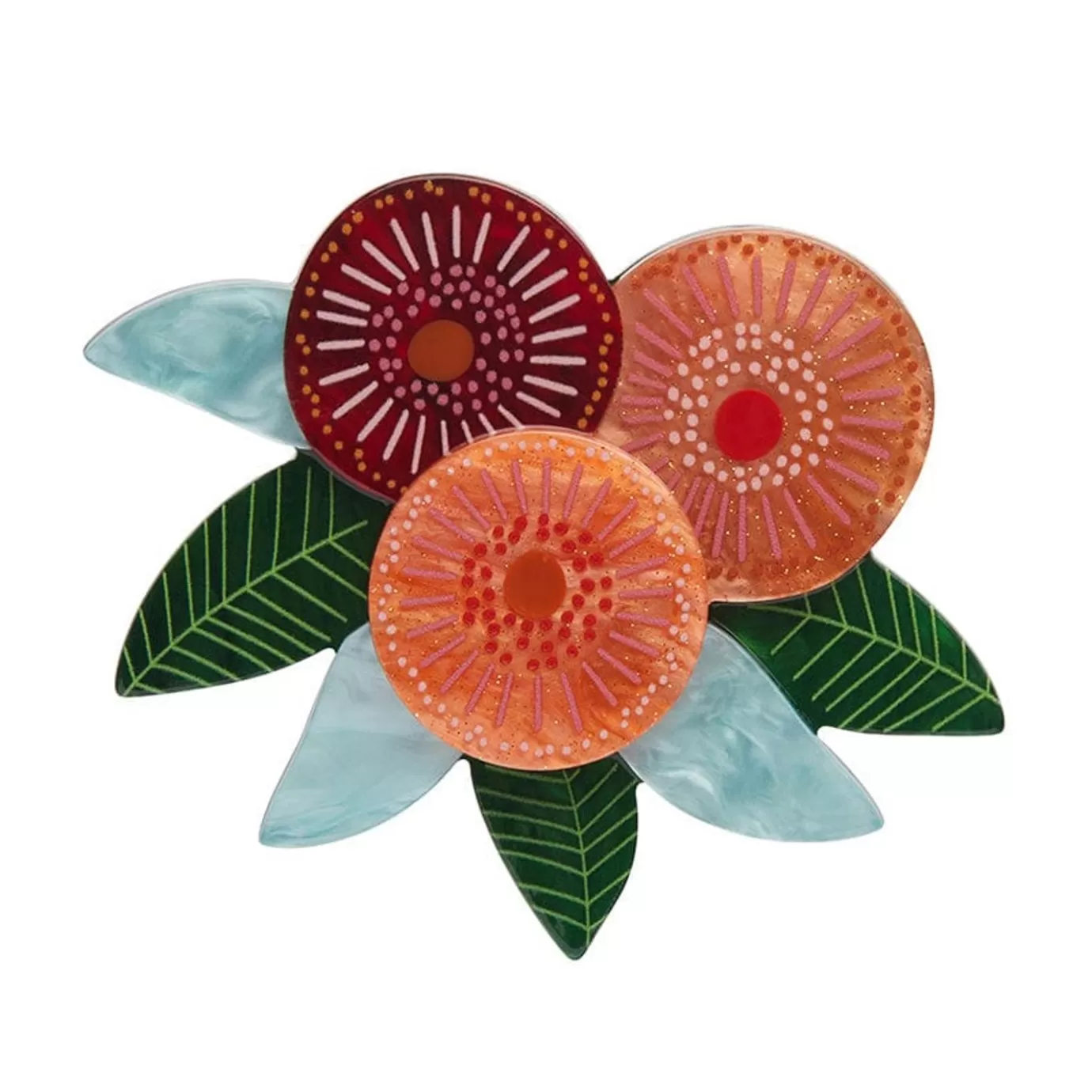 Erstwilder Brilliant Blossoms Flowering Gum Brooch* Brooches