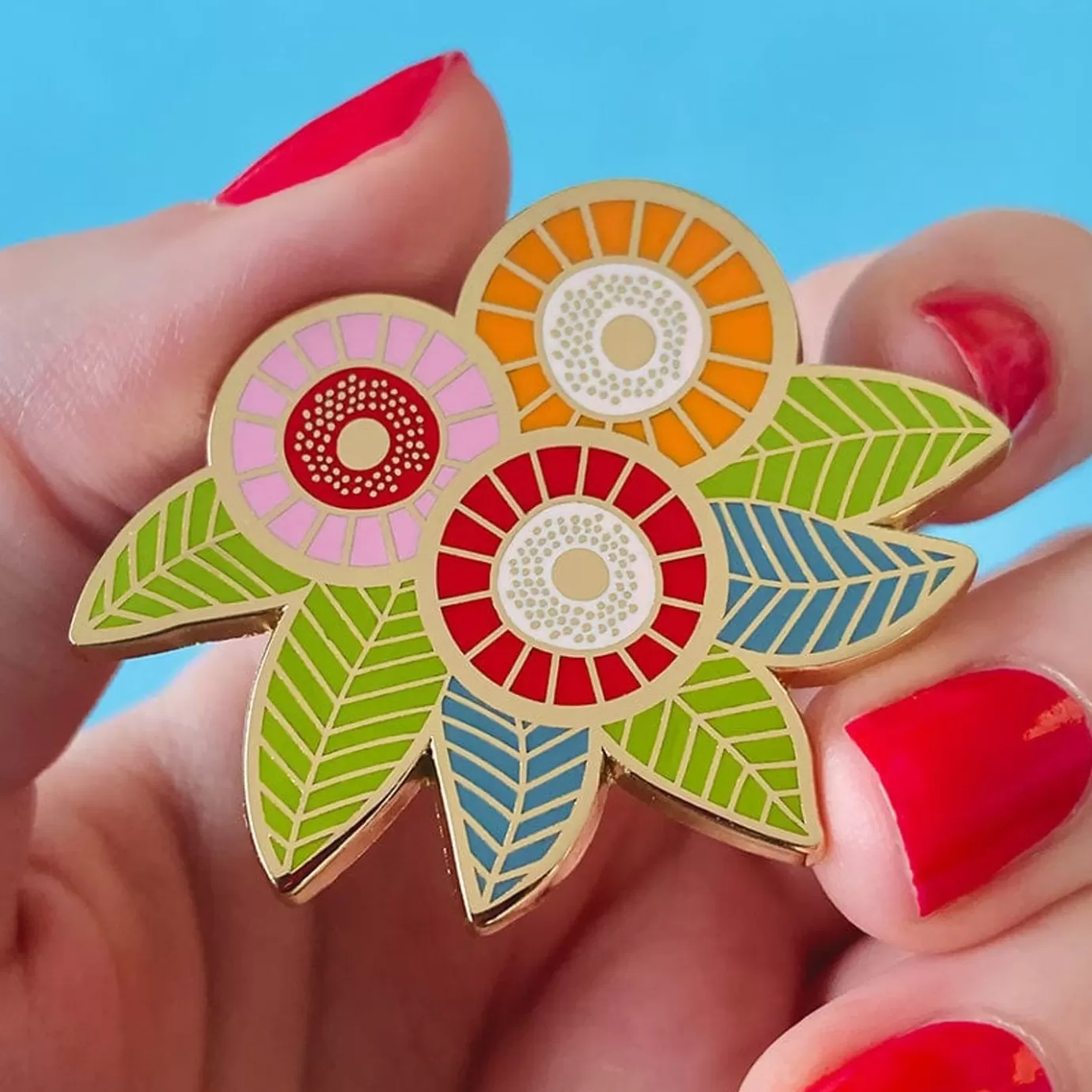 Erstwilder Brilliant Blossoms Flowering Gum Enamel Pin* Enamel Pins