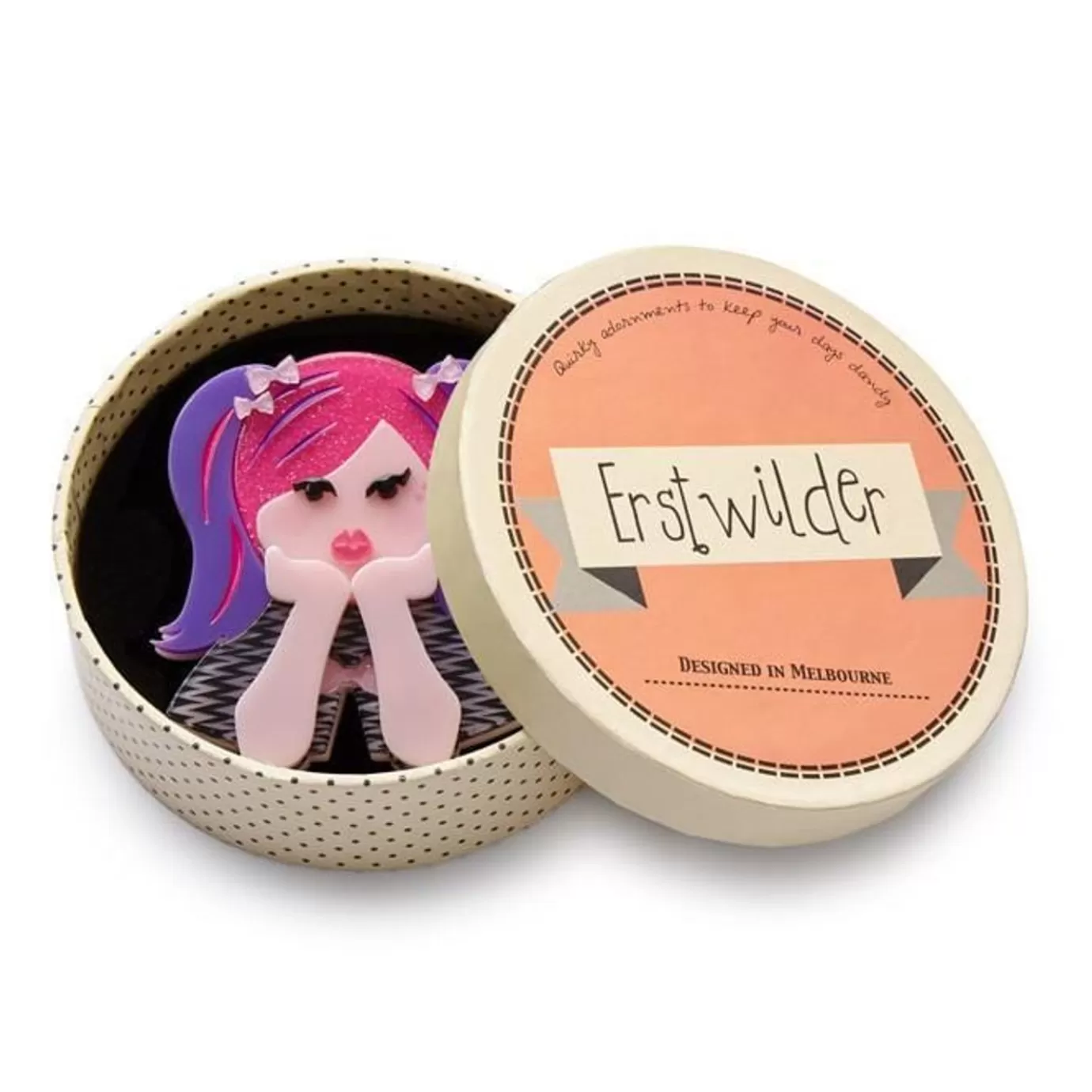 Erstwilder Bubblegum Pop Princess Brooch* Brooches