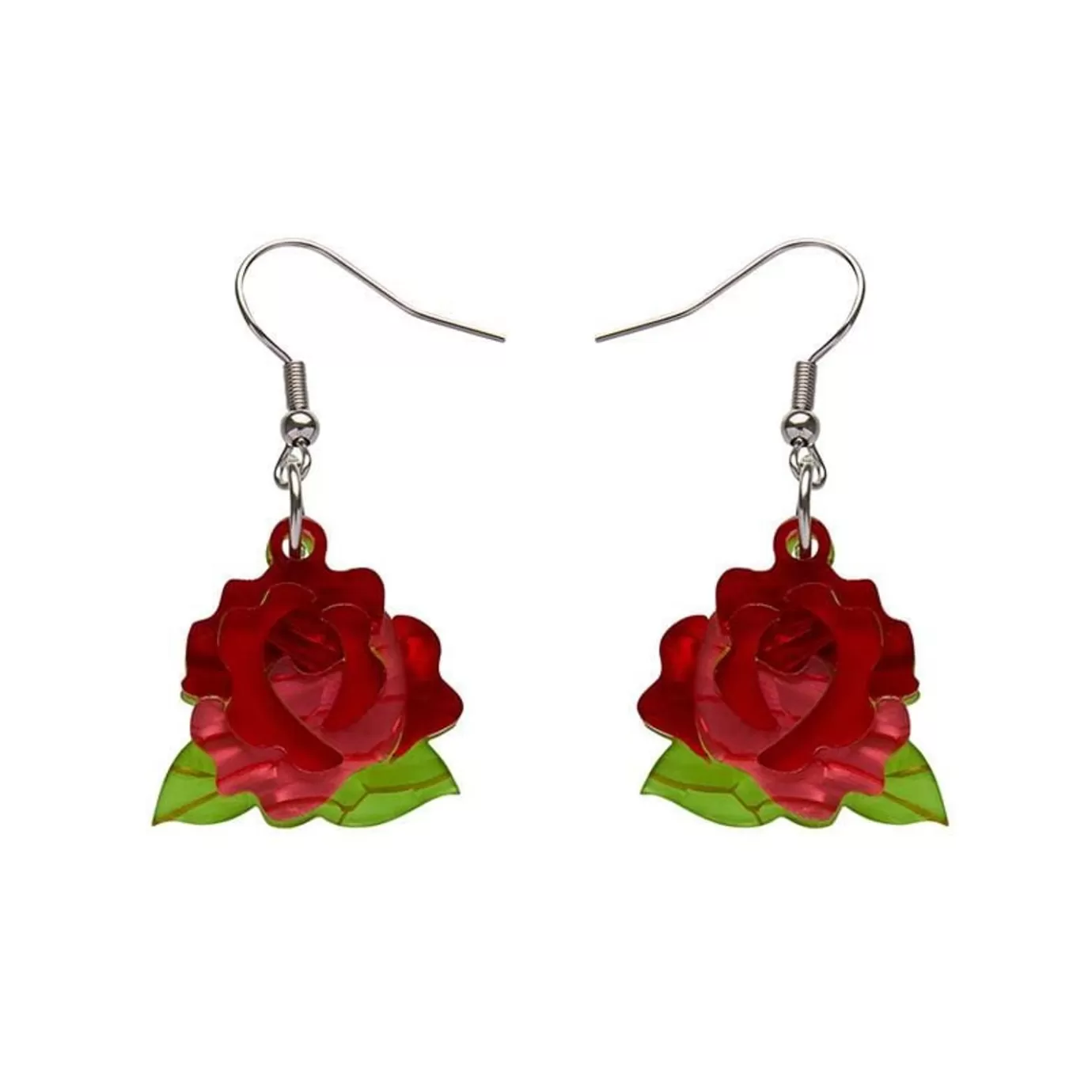 Erstwilder Budding Romance Rose Drop Earrings* Earrings