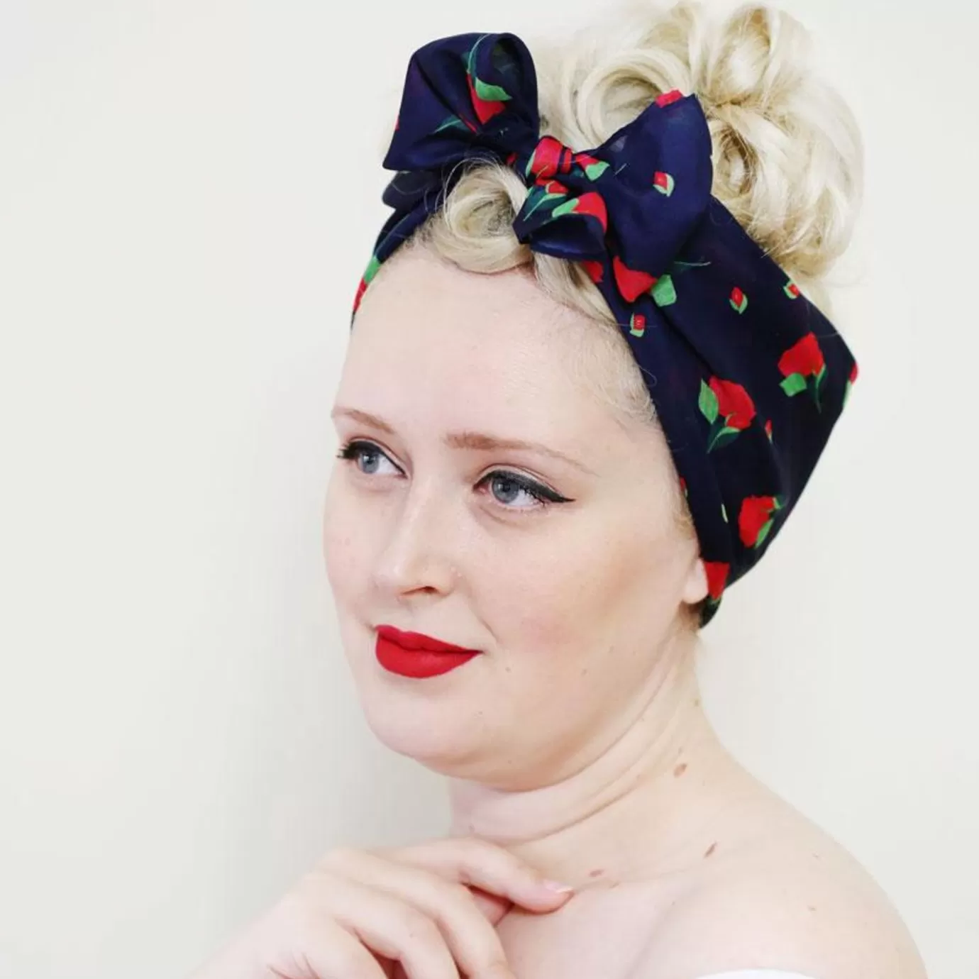 Erstwilder Budding Romance Rose Head Scarf* Scarves