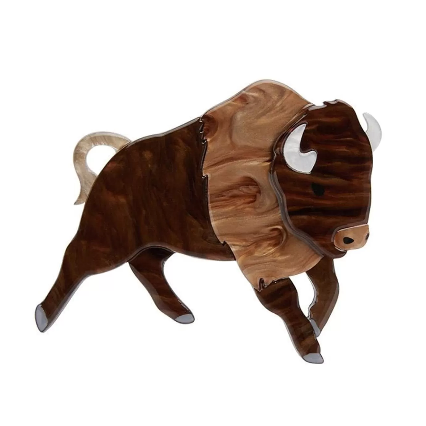 Erstwilder Buffalo Bull Brooch* Brooches