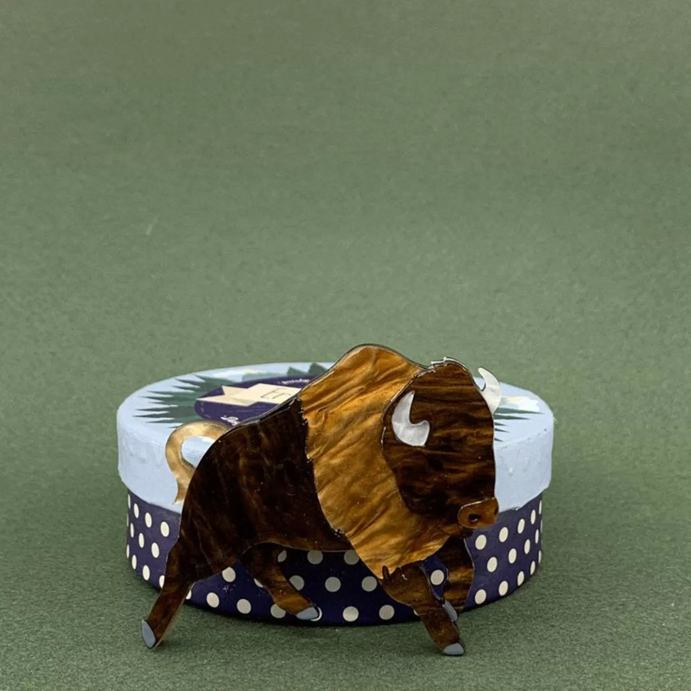 Erstwilder Buffalo Bull Brooch* Brooches