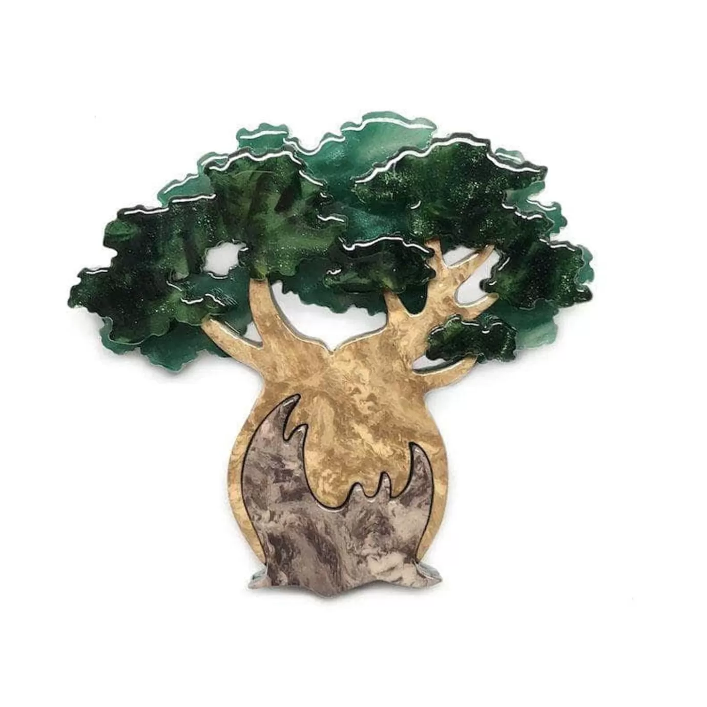 Erstwilder Bulbous Baobab Tree Brooch* Brooches