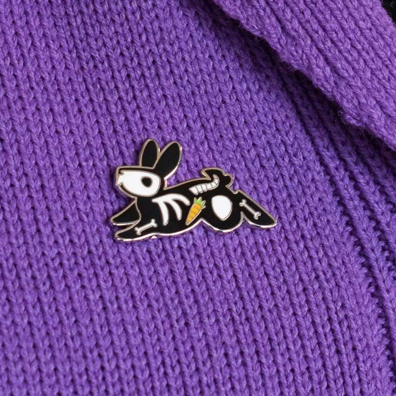 Erstwilder Bunny Bones Enamel Pin* Enamel Pins