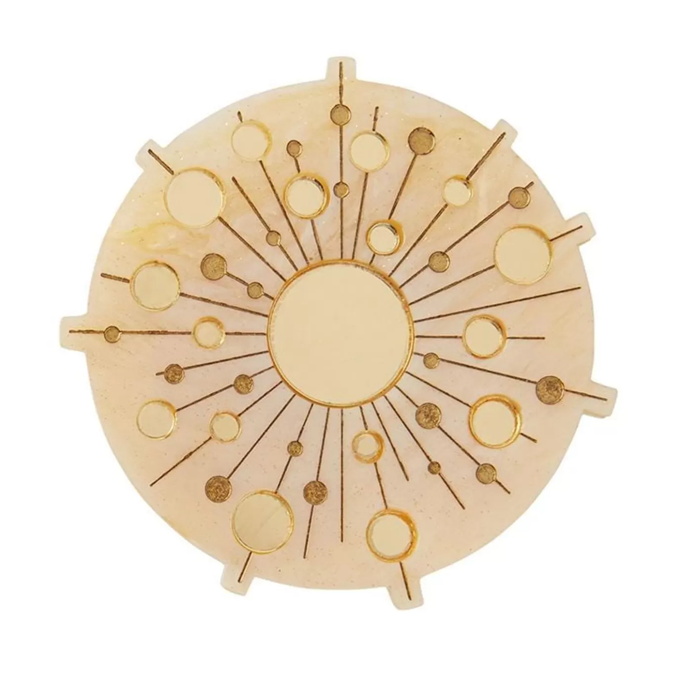 Erstwilder Burst Of Sun Brooch* Brooches