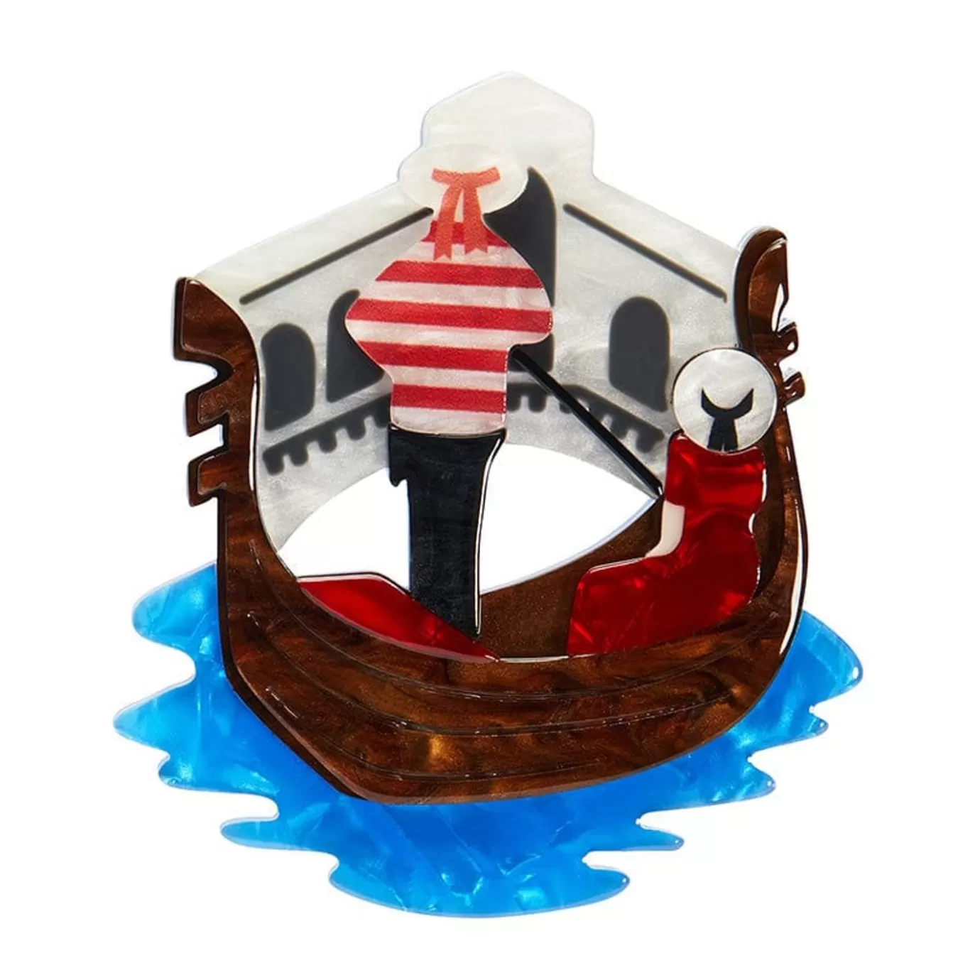 Erstwilder Canals Of Venice Brooch* Brooches