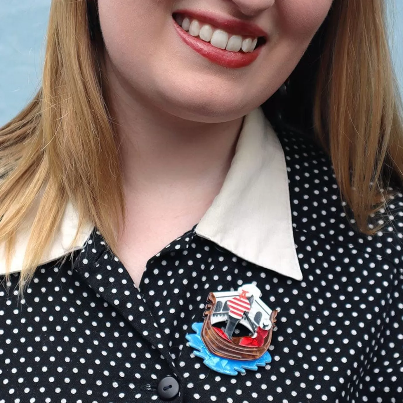 Erstwilder Canals Of Venice Brooch* Brooches