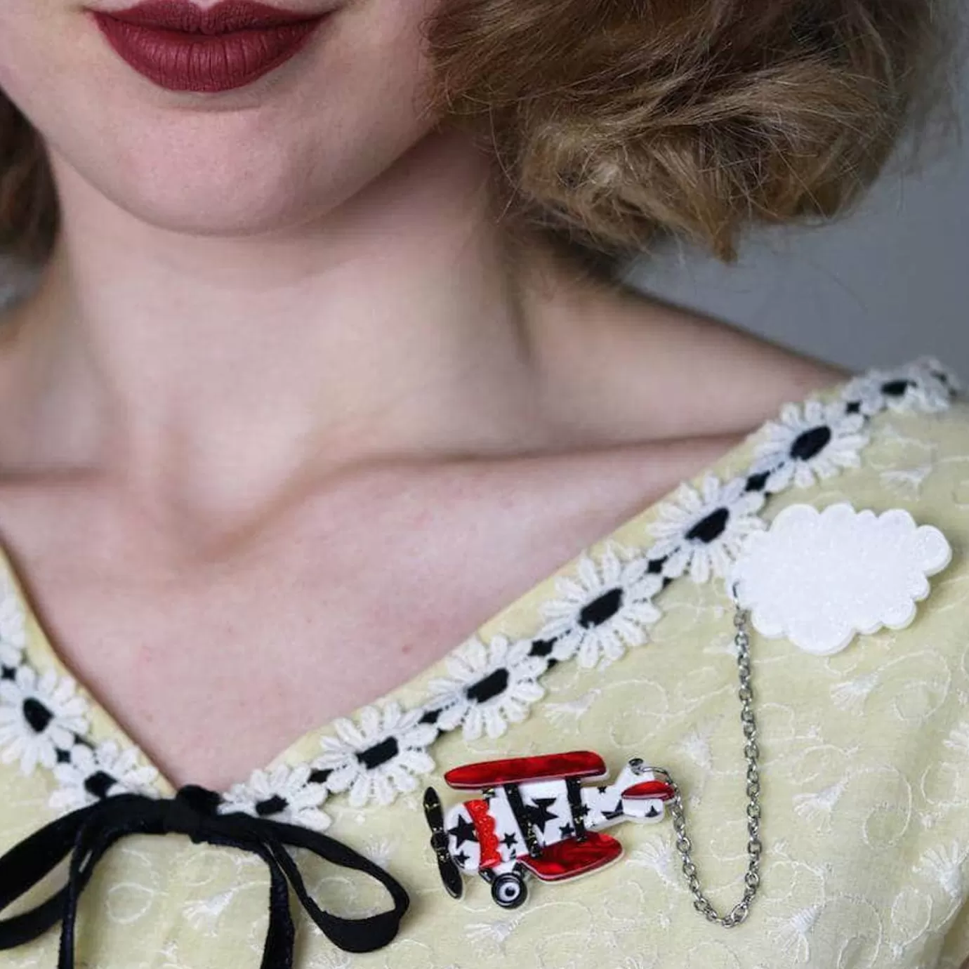 Erstwilder Captain Cumulus Brooch* Brooches