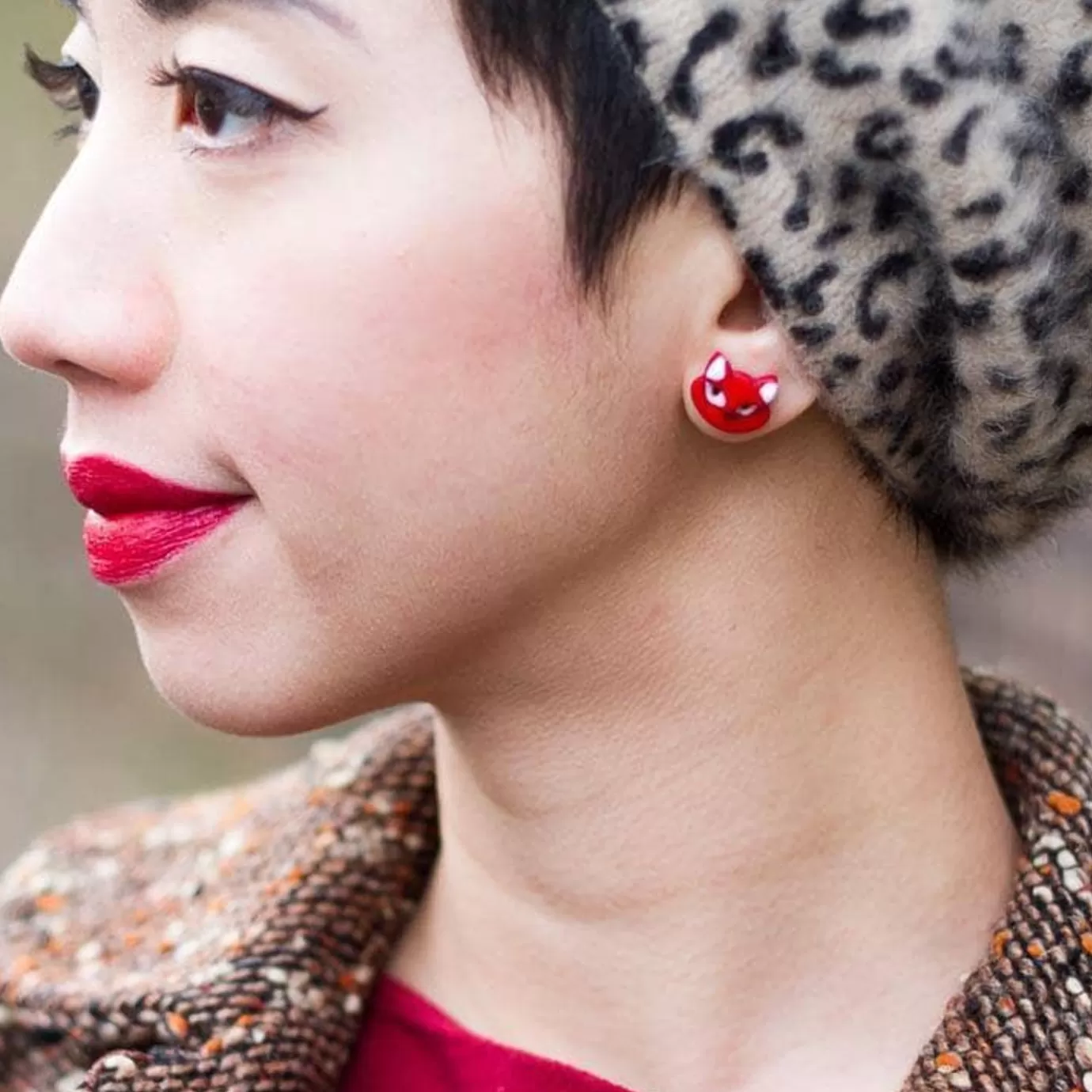 Erstwilder Carla Cat Earrings* Earrings