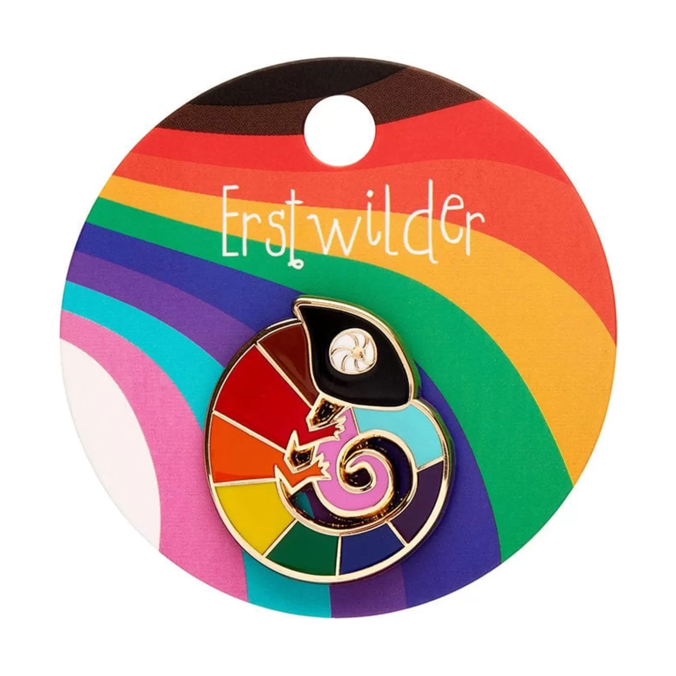 Erstwilder Carmel'S Colourful Chameleon Enamel Pin* Enamel Pins