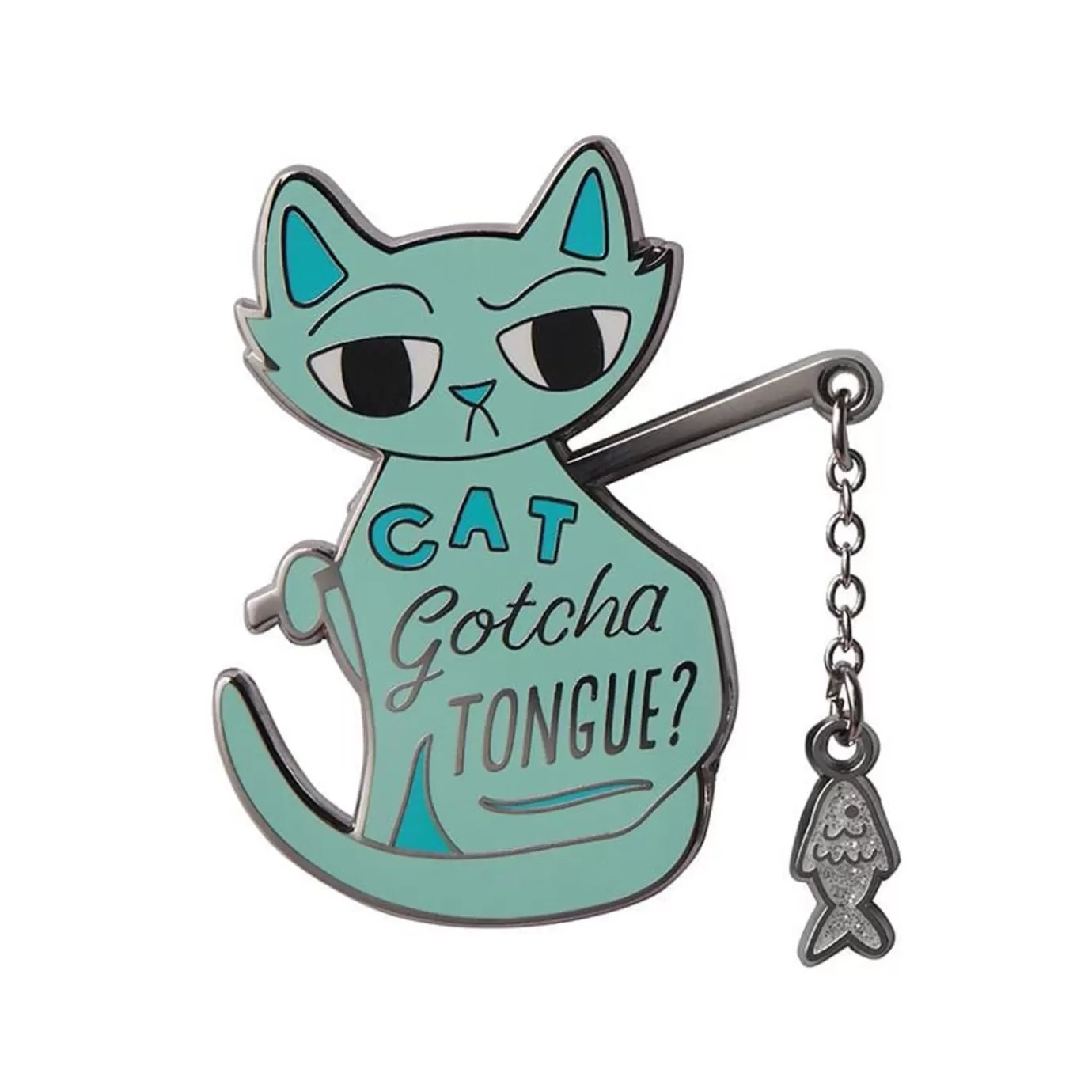 Erstwilder Cat Got Your Tongue Enamel Pin* Enamel Pins