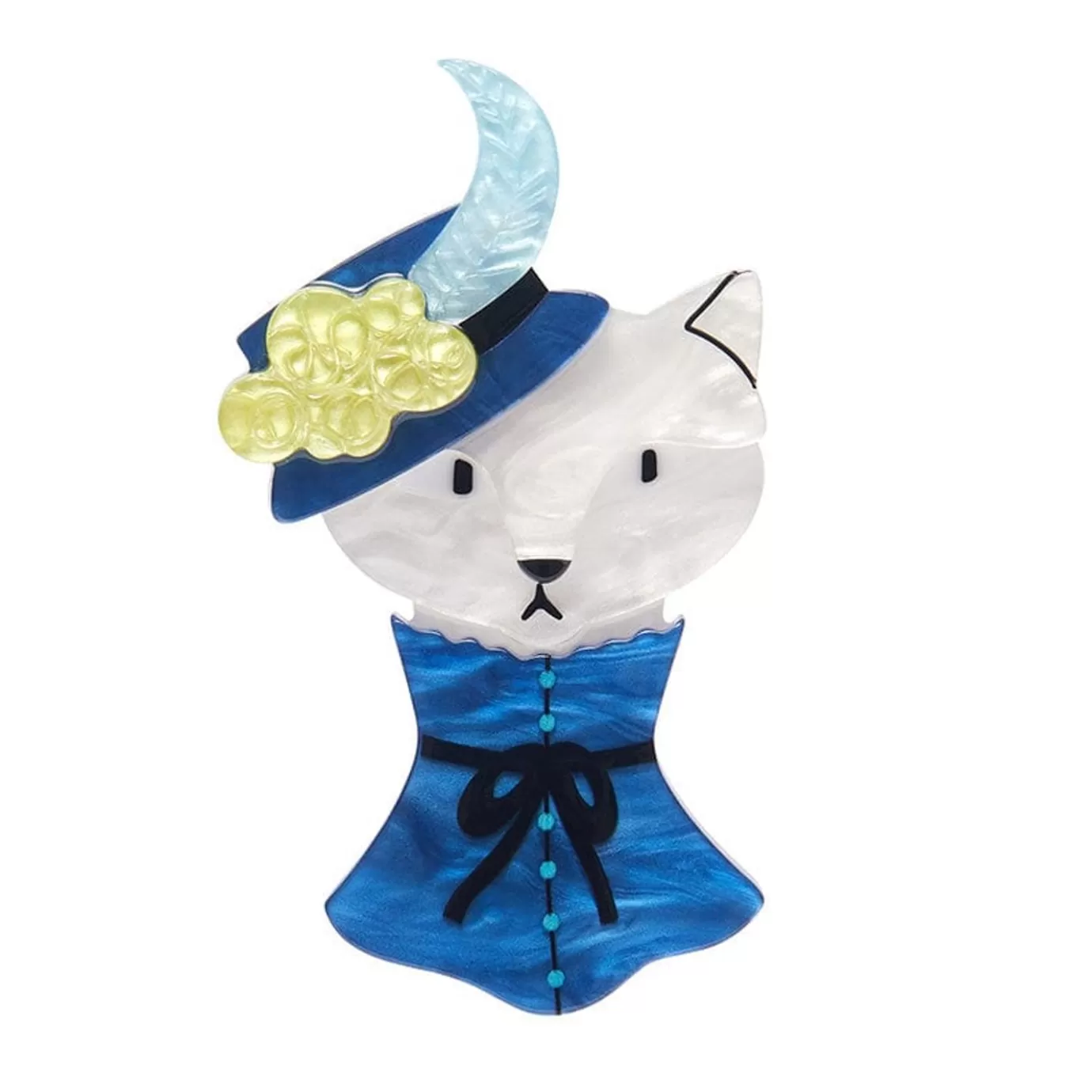 Erstwilder Cat In A Hat Brooch* Brooches
