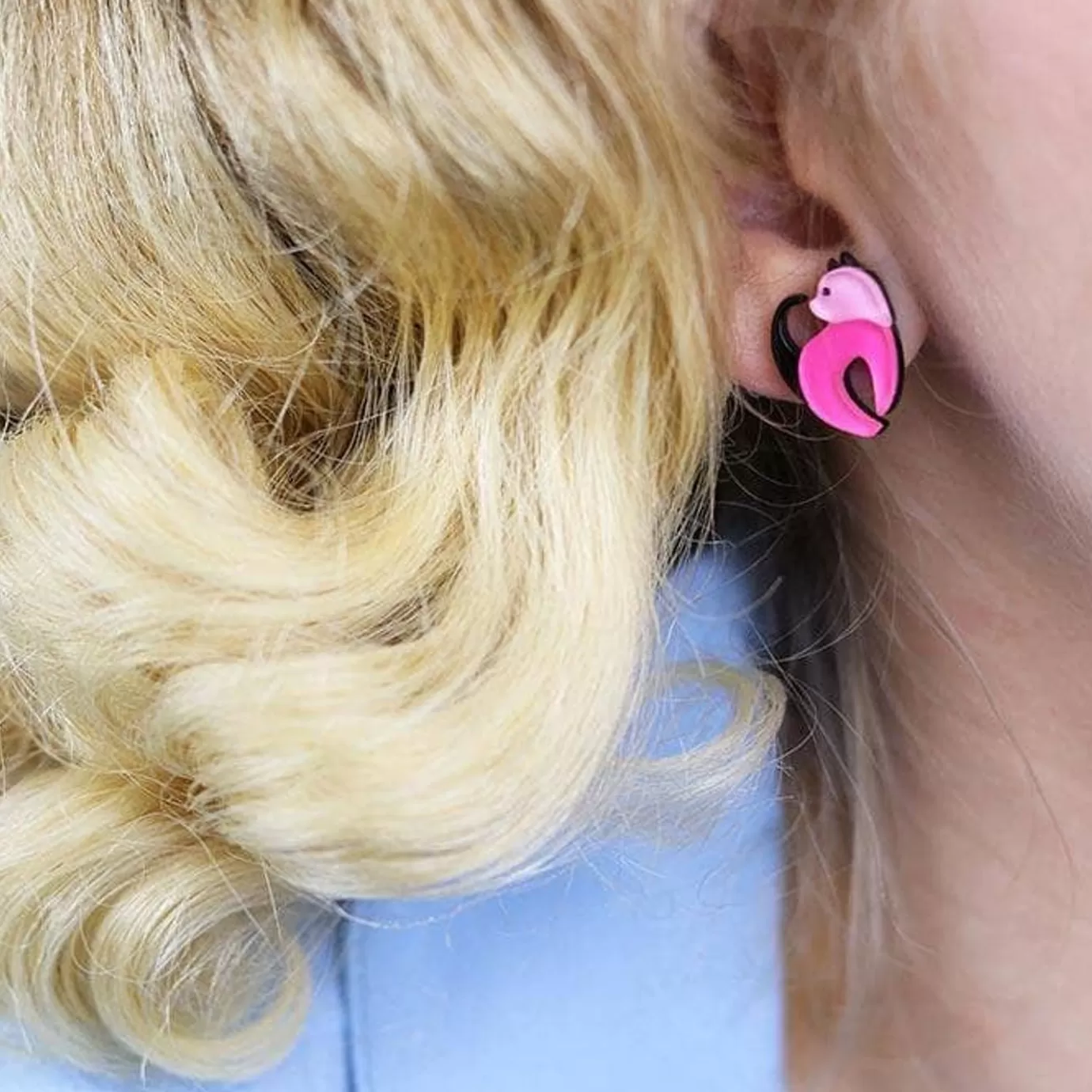 Erstwilder Cat Walk Stud Cat Earrings* Earrings