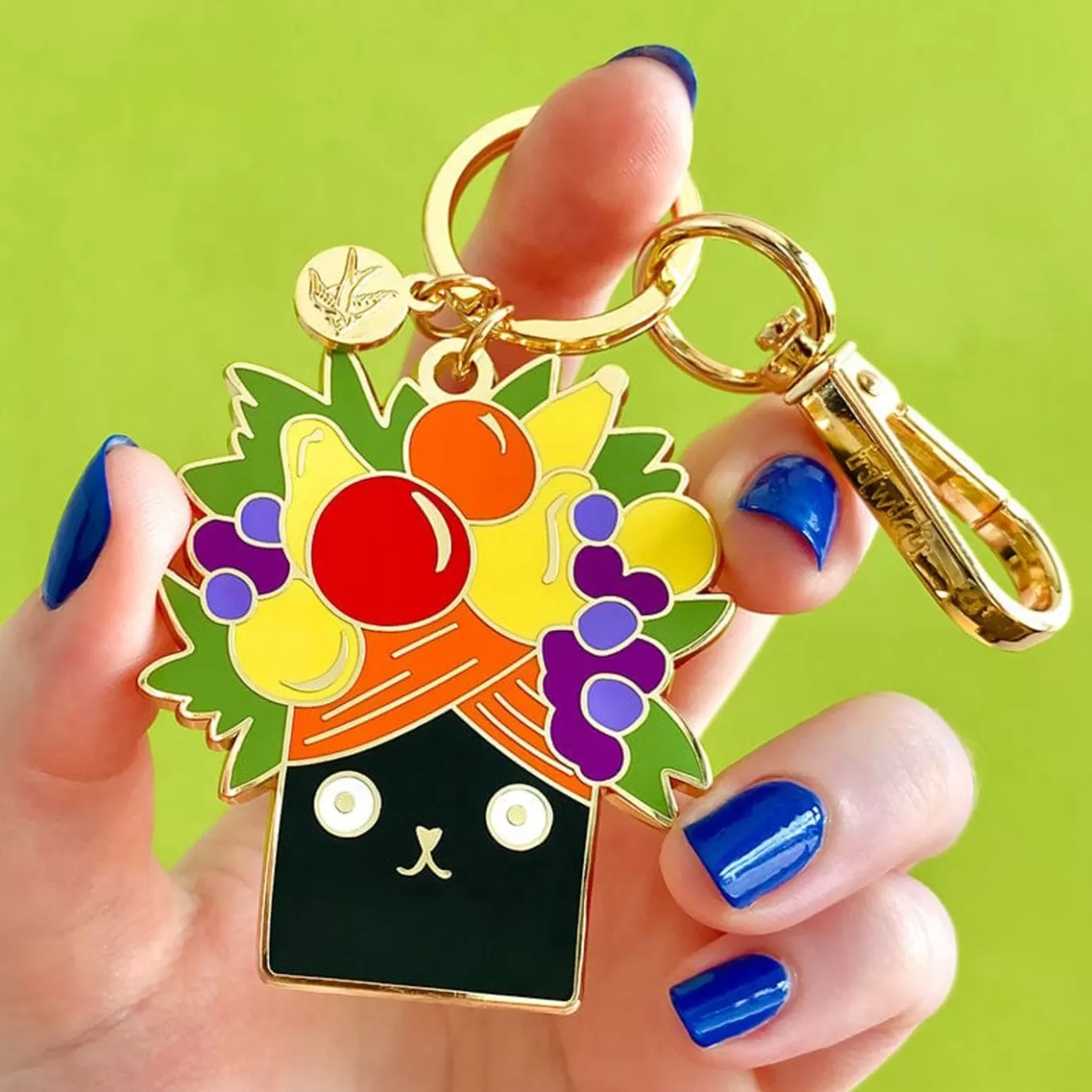 Erstwilder Catmen Miranda Enamel Key Ring* Enamel Key Rings