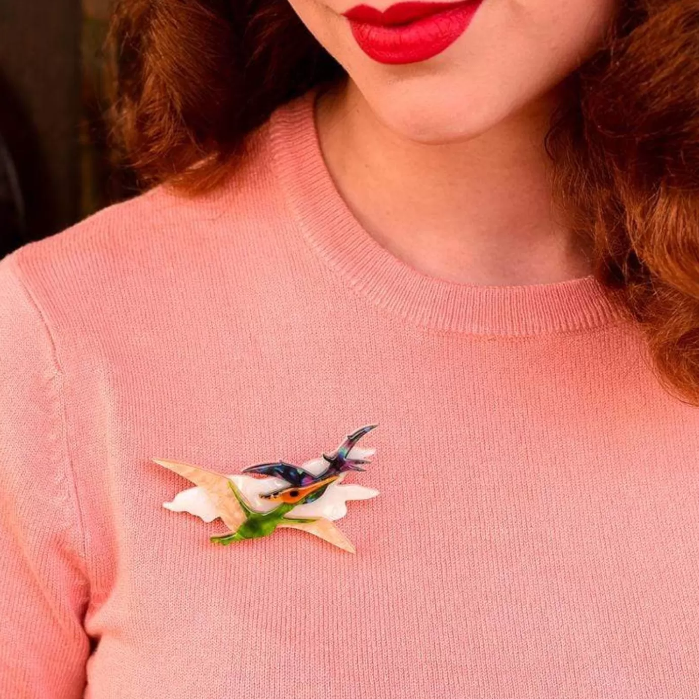 Erstwilder Celine The Pterodactyl Brooch* Brooches