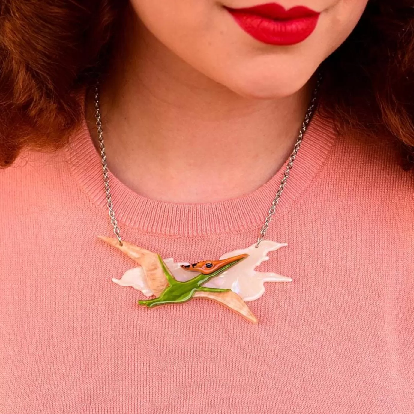 Erstwilder Celine The Pterodactyl Necklace* Necklaces