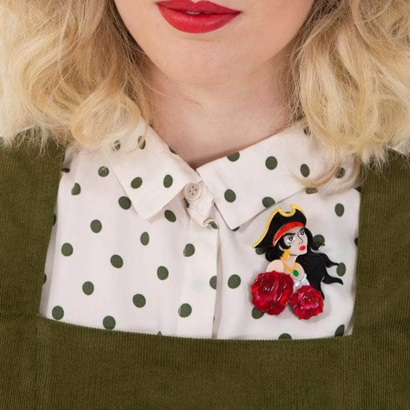 Erstwilder Charlotte Of The Sea Pirate Brooch* Brooches