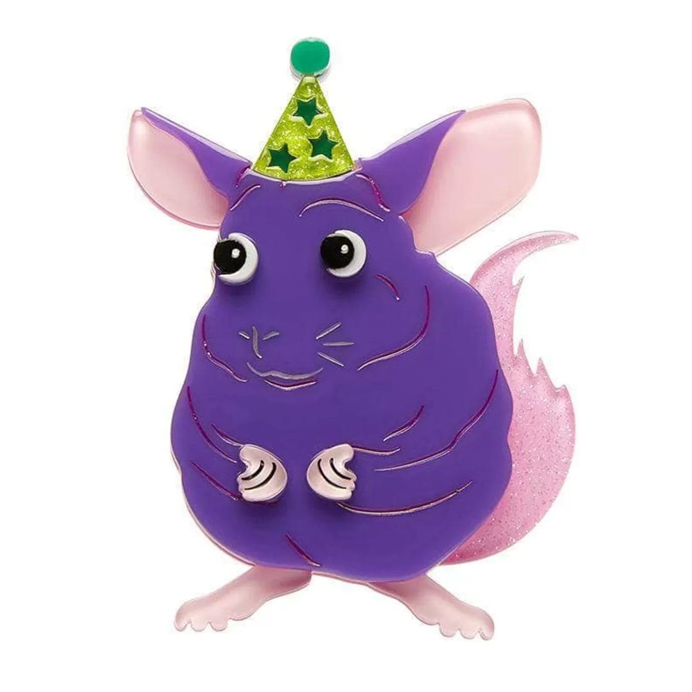 Erstwilder Chaz The Chinchilla Brooch* Brooches