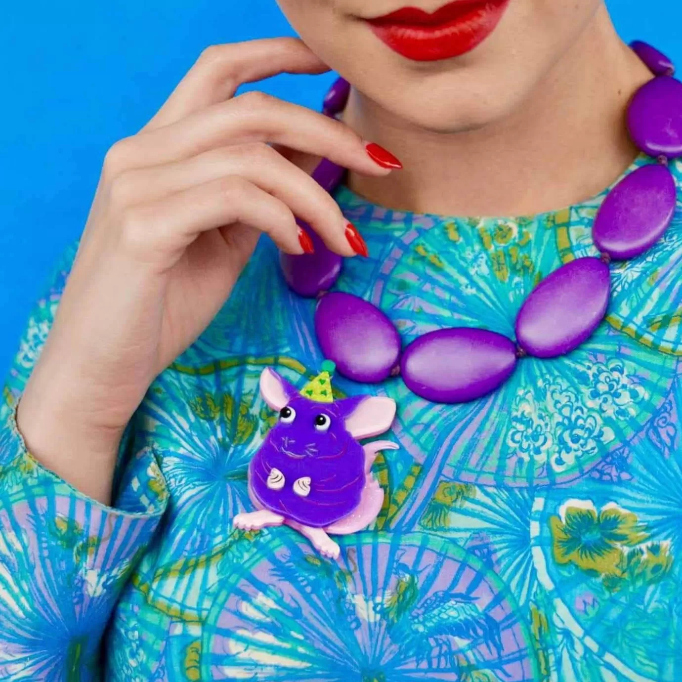 Erstwilder Chaz The Chinchilla Brooch* Brooches