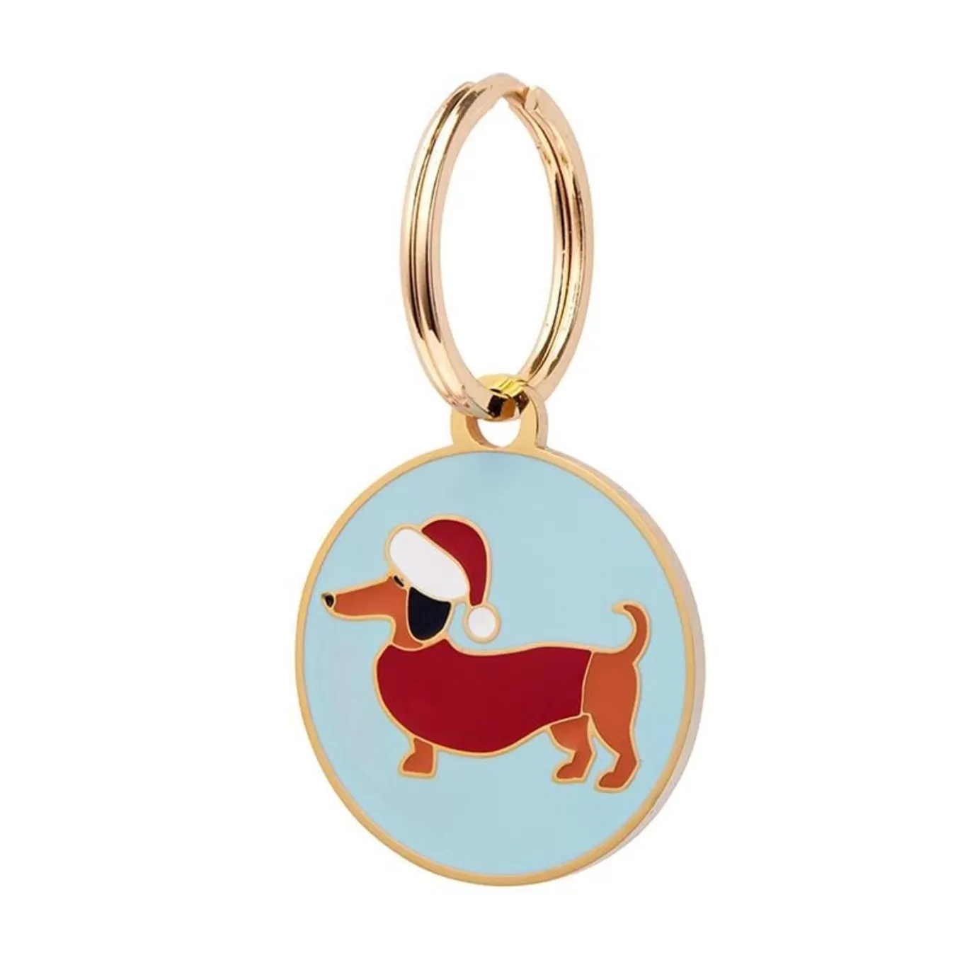 Erstwilder Christmas Spiffy Enamel Pet Charm* Enamel Key Rings