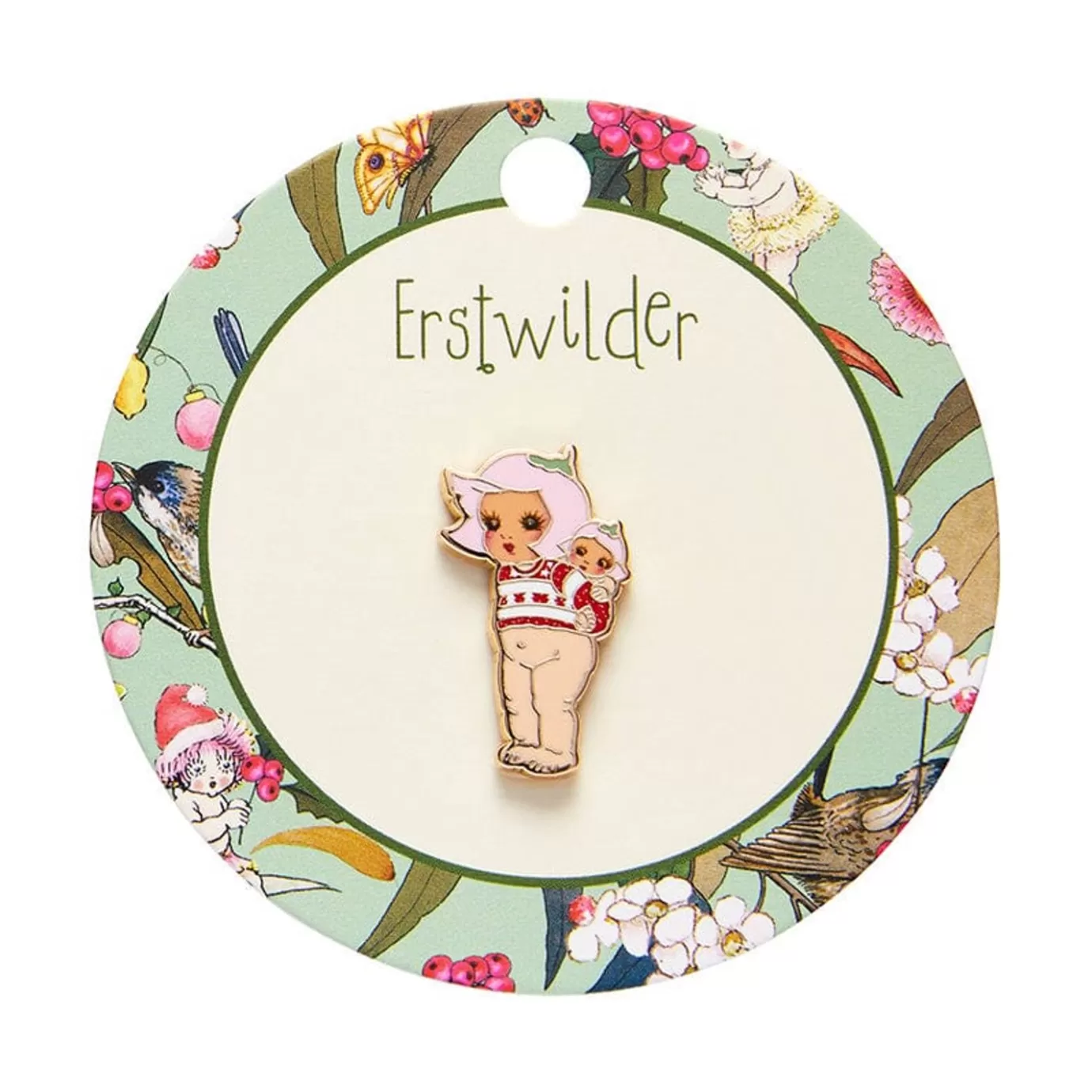 Erstwilder Christmas Sweater Petal Enamel Pin* Enamel Pins