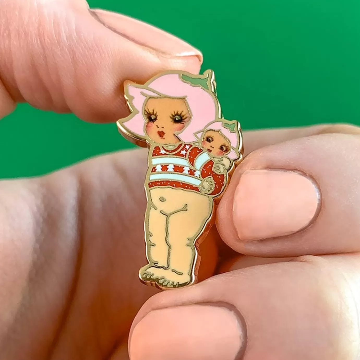 Erstwilder Christmas Sweater Petal Enamel Pin* Enamel Pins