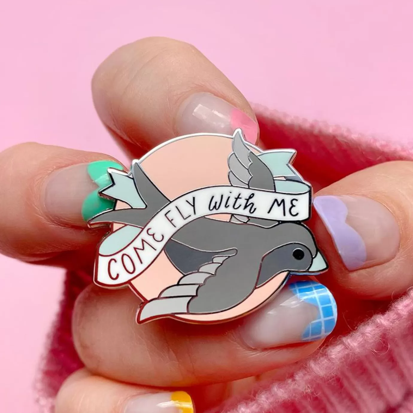 Erstwilder Come Fly With Me Enamel Pin* Enamel Pins