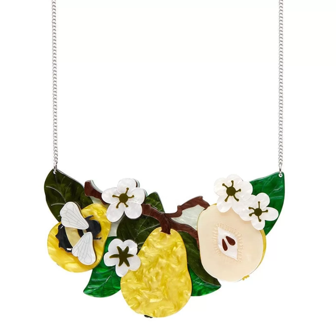 Erstwilder Compare The Pear Statement Necklace* Necklaces