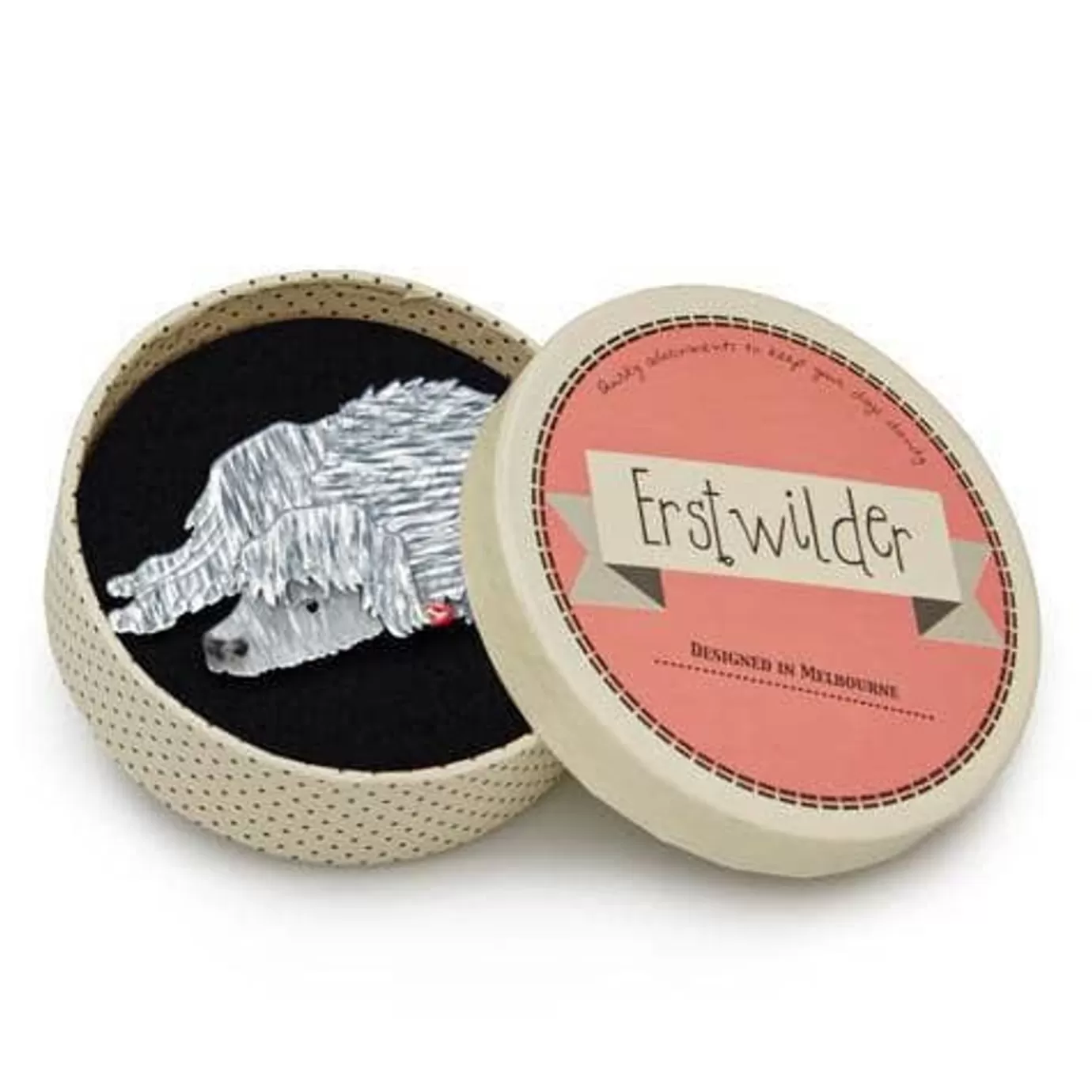 Erstwilder Conan The Content Dog Brooch* Brooches