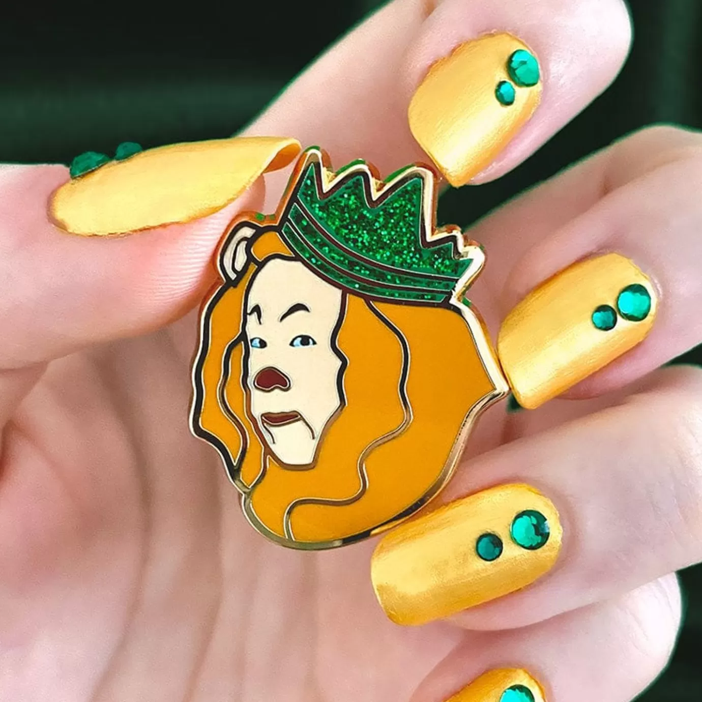 Erstwilder Cowardly Lion Enamel Pin* Enamel Pins