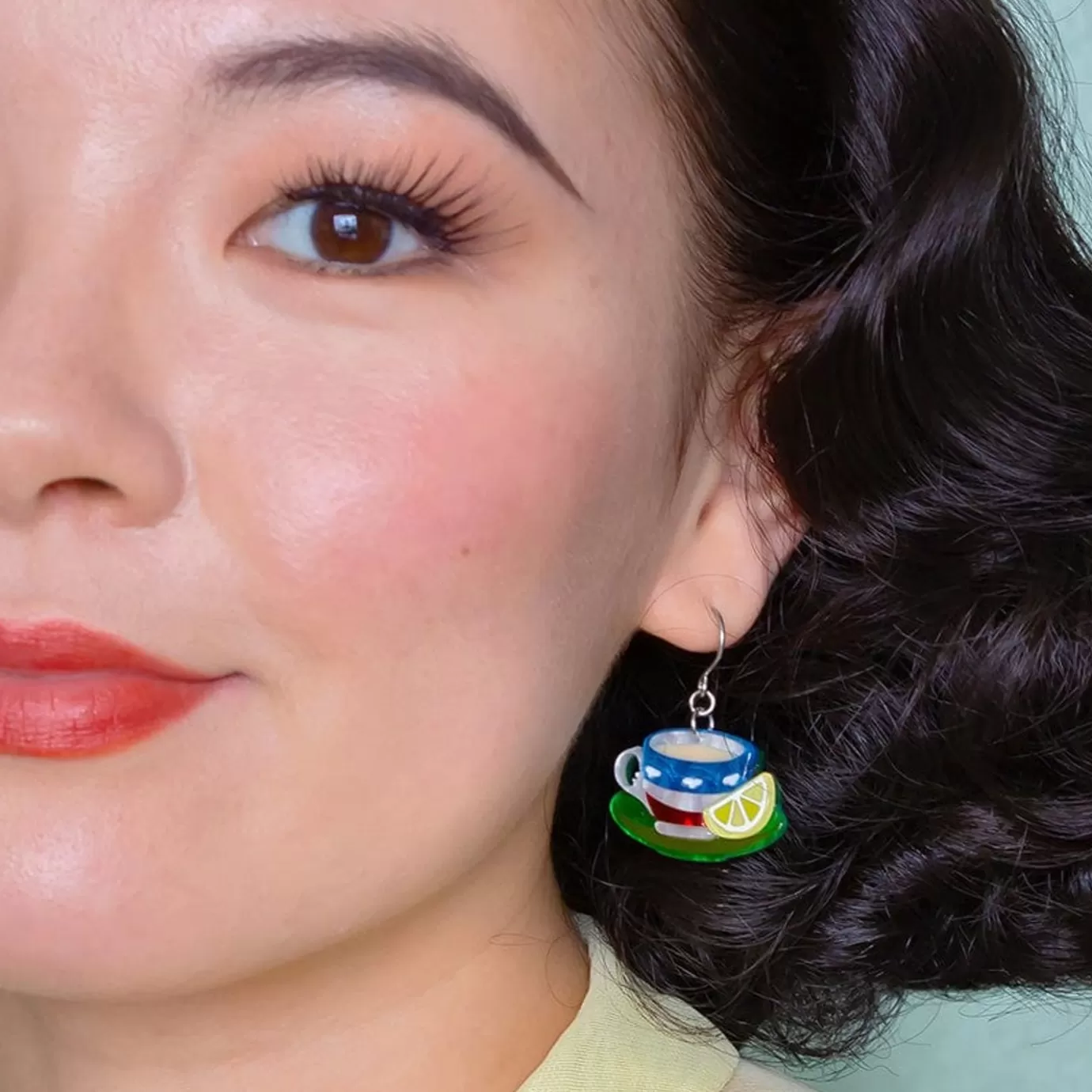 Erstwilder Cuppa Tea Drop Earrings* Earrings