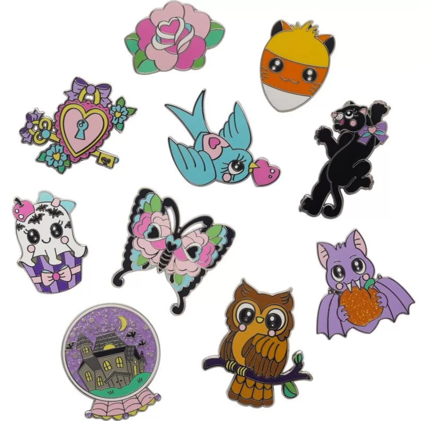 Erstwilder Cute & Spooky By Mimsy Enamel Pin Pack 10 Piece* Enamel Pins
