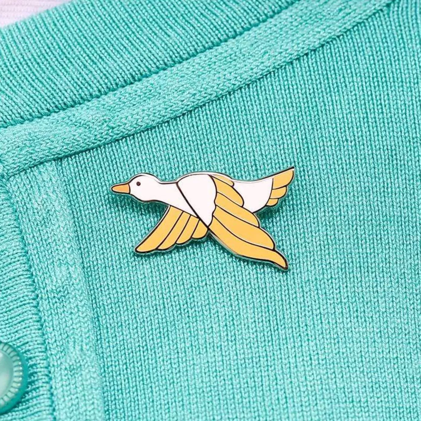 Erstwilder Dancing Duck Enamel Pin* Enamel Pins