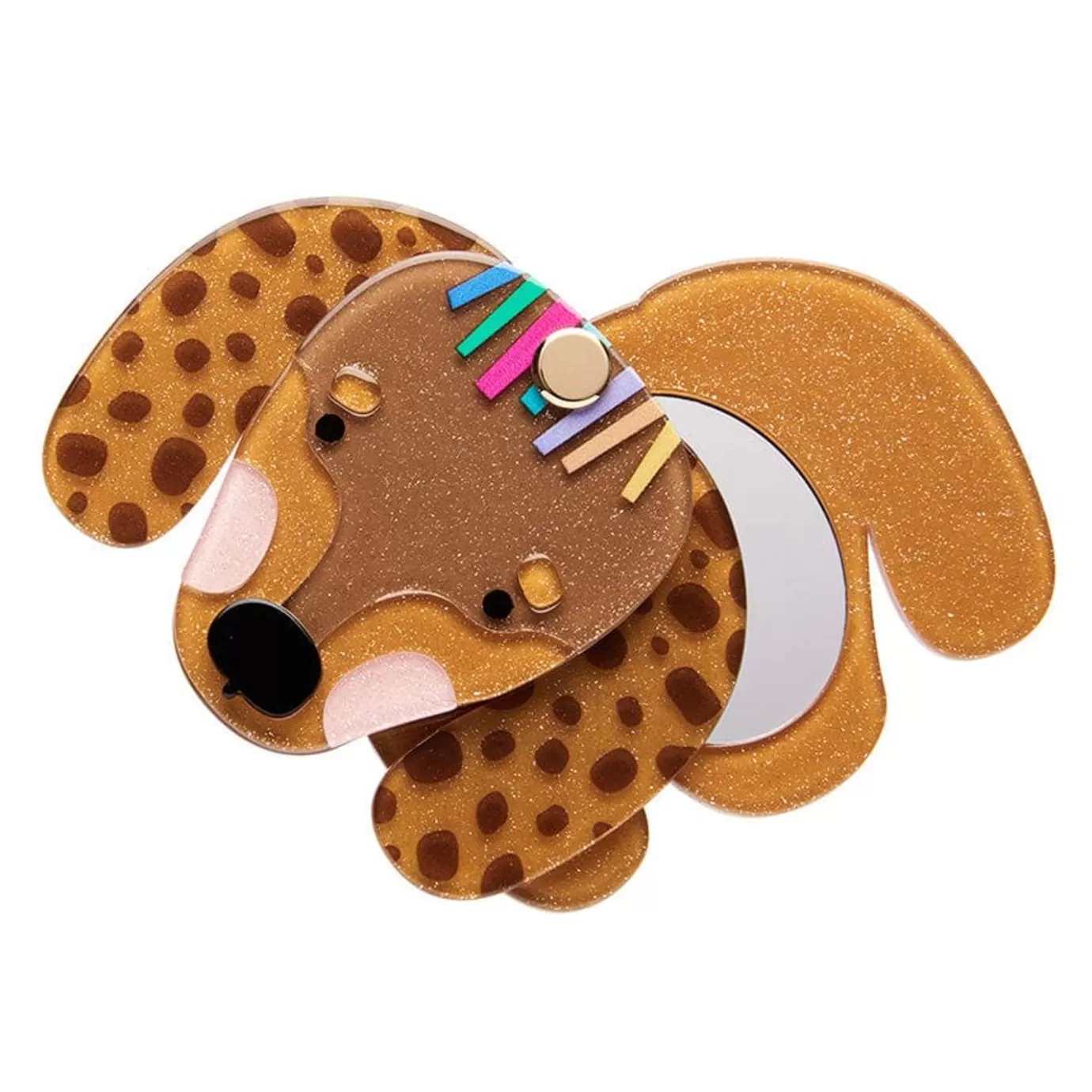 Erstwilder Darcy The Dachshund Mirror Compact* Mirror Compacts