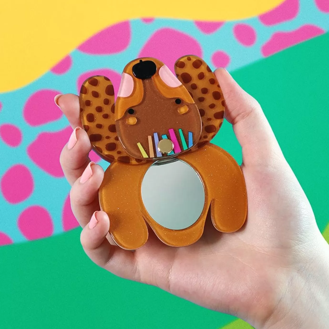 Erstwilder Darcy The Dachshund Mirror Compact* Mirror Compacts