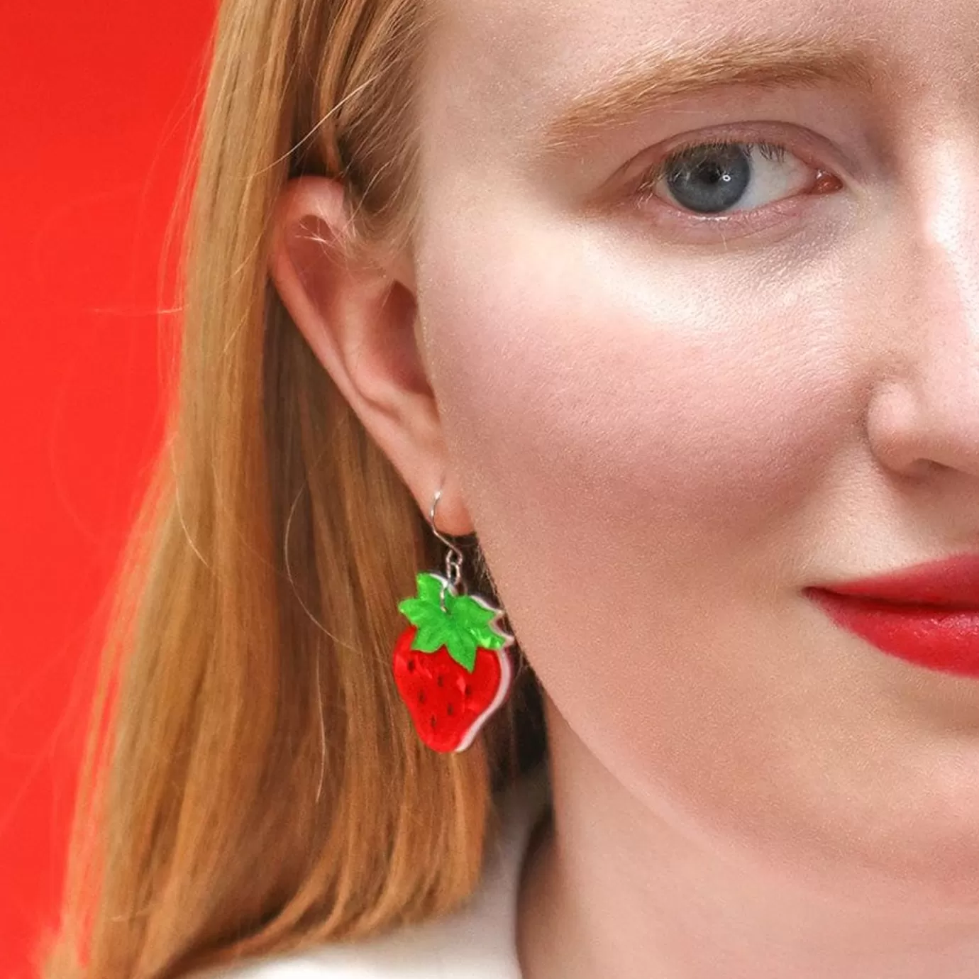 Erstwilder Darling Strawberry Drop Earrings* Earrings