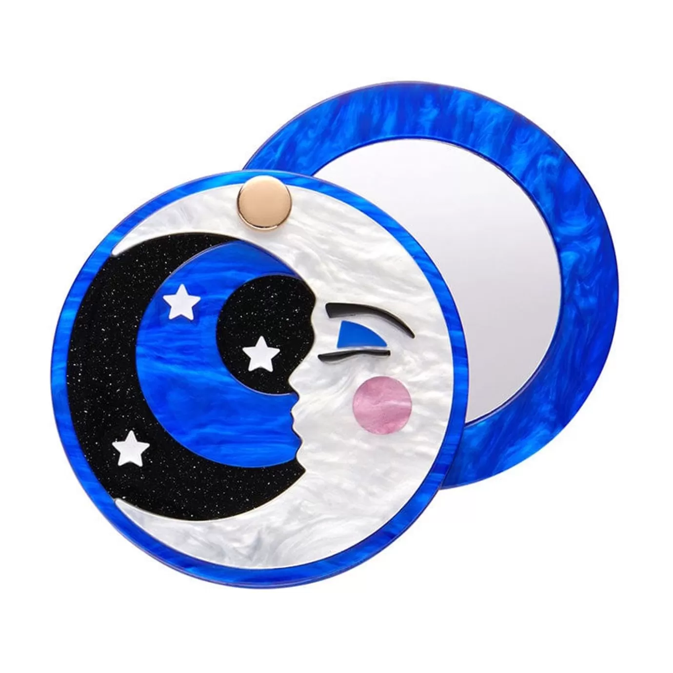 Erstwilder Dead Of Night Mirror Compact* Mirror Compacts