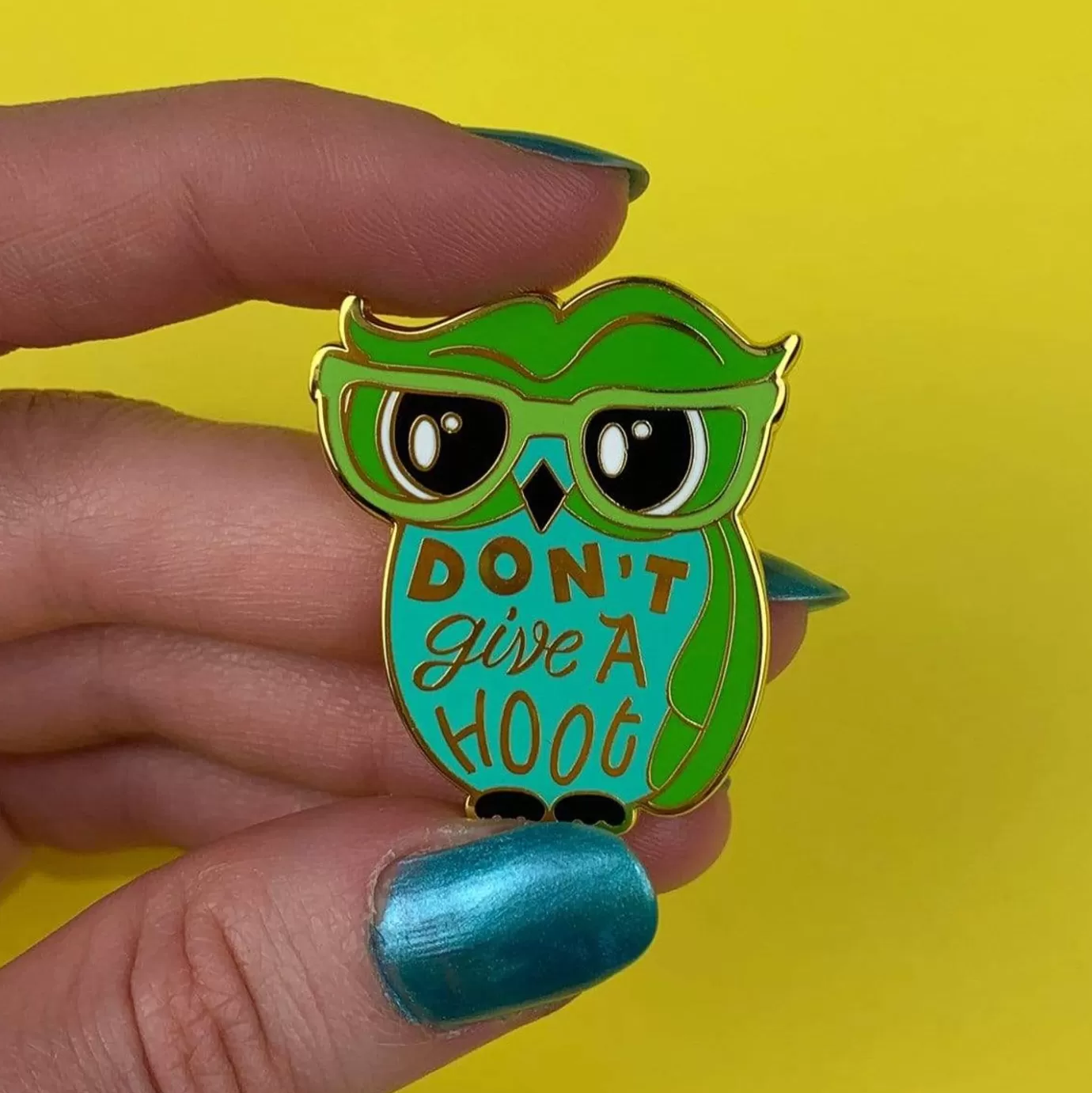 Erstwilder Don'T Give A Hoot Enamel Pin* Enamel Pins