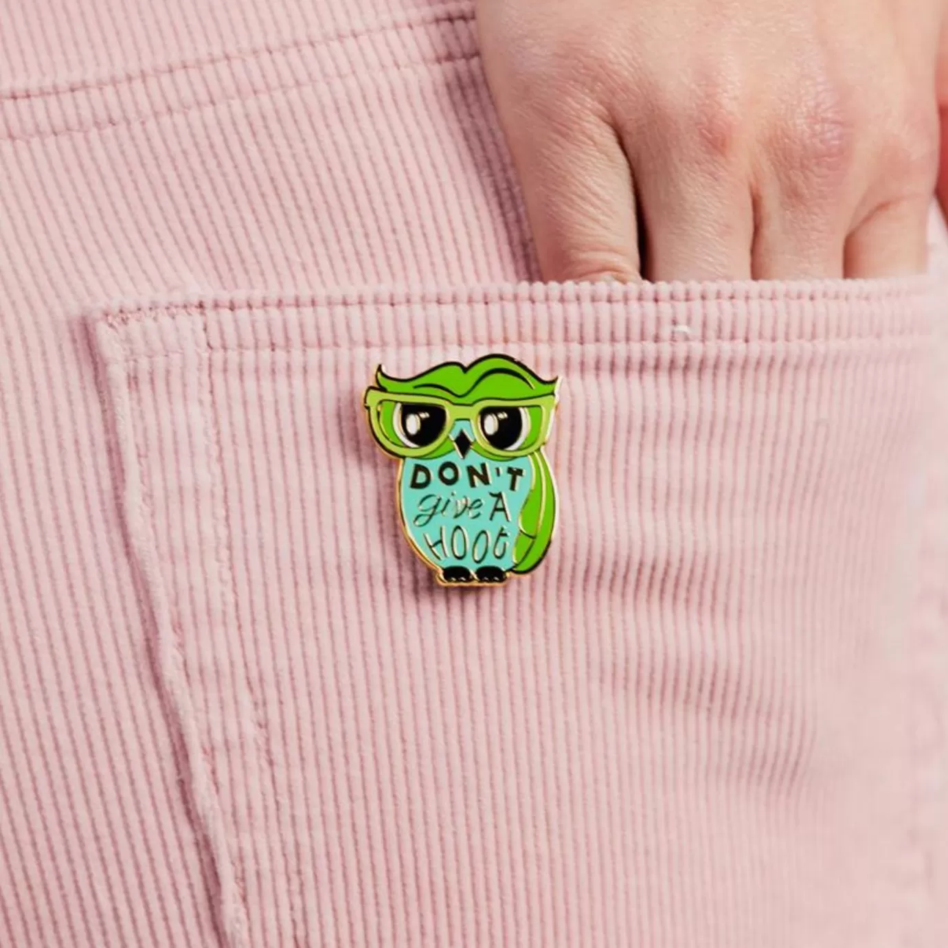 Erstwilder Don'T Give A Hoot Enamel Pin* Enamel Pins