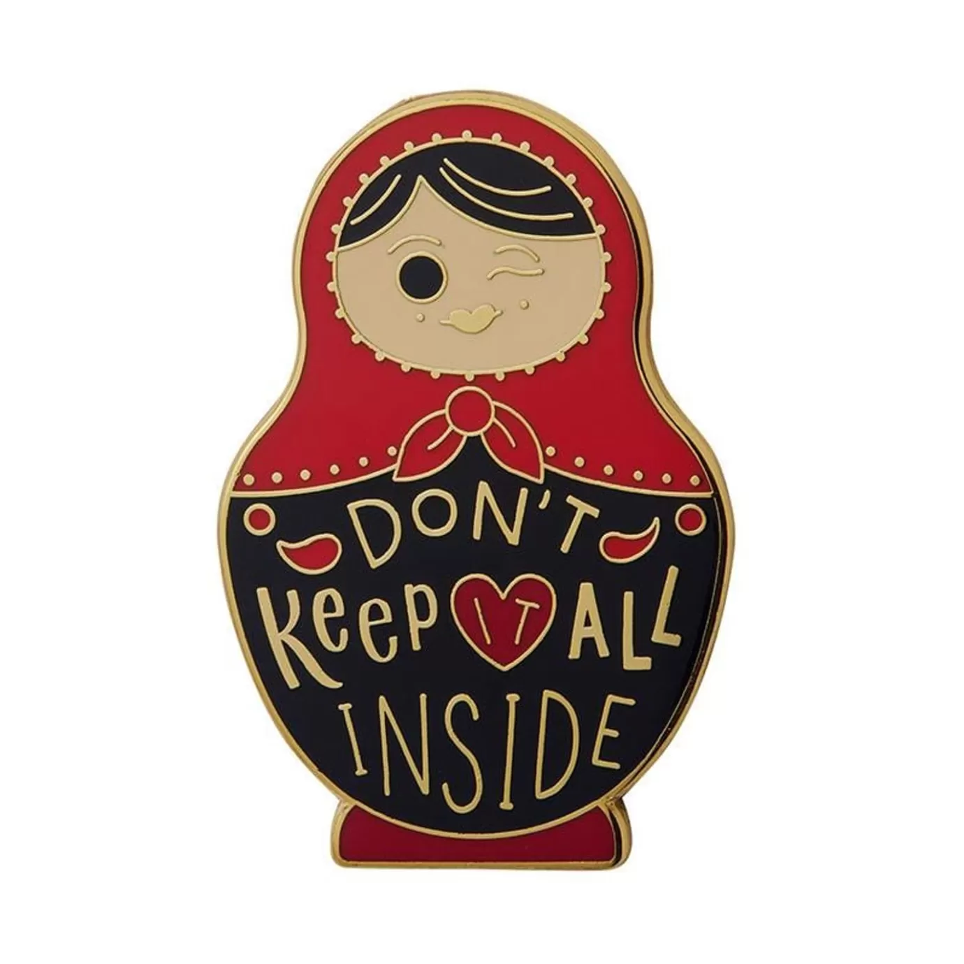 Erstwilder Don'T Keep It All Inside Enamel Pin* Enamel Pins