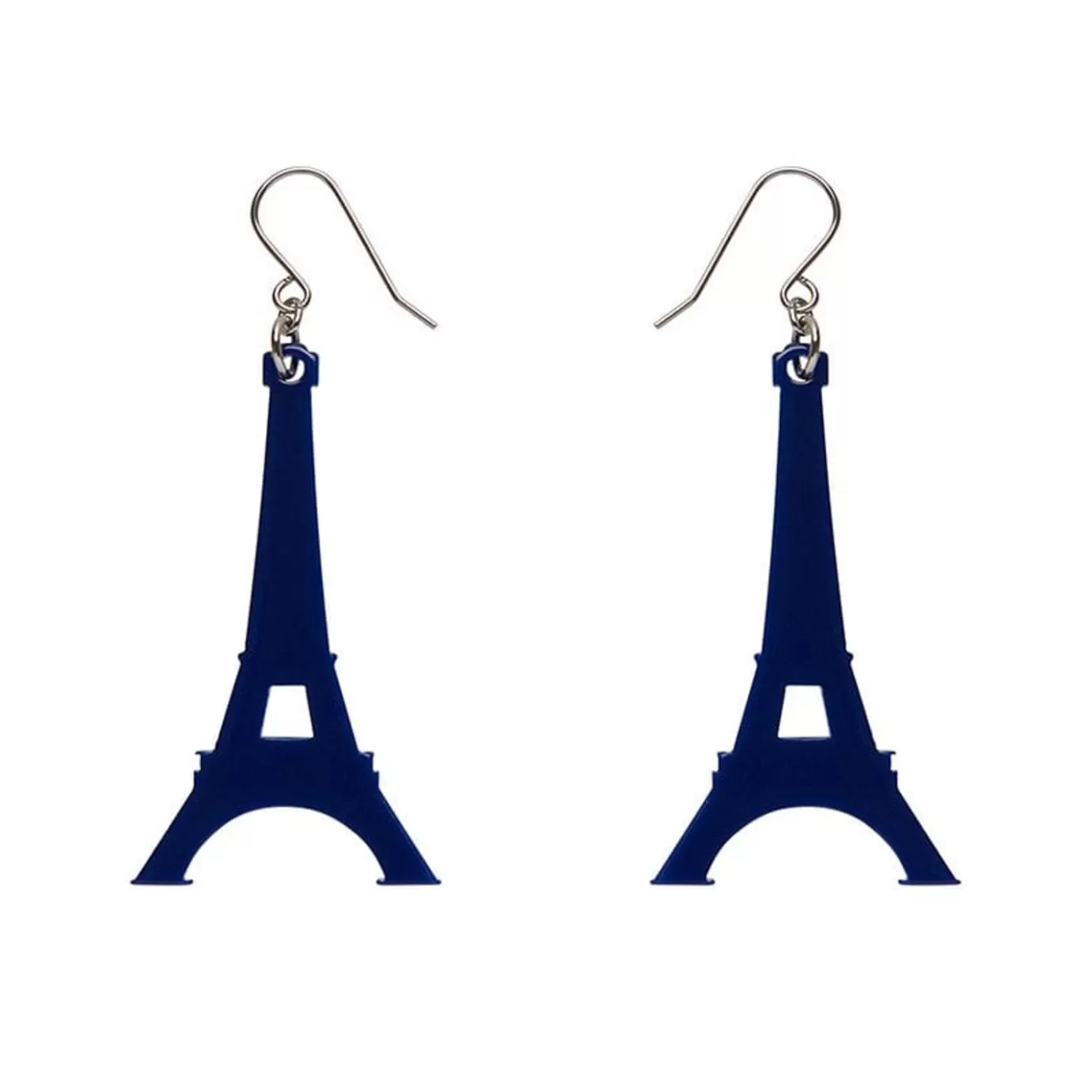 Erstwilder Eiffel Tower Solid Resin Drop Earrings - Blue* Essential Earrings